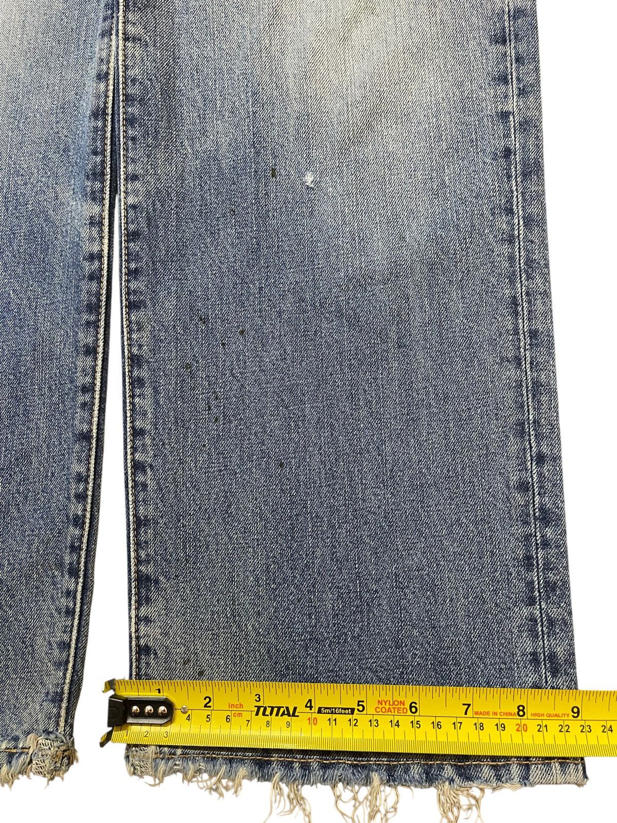 JNCO Vintage Japanese Brand Blue Faded Wash Distress Baggy Jeans Size US 28 / EU 44 - 16 Thumbnail