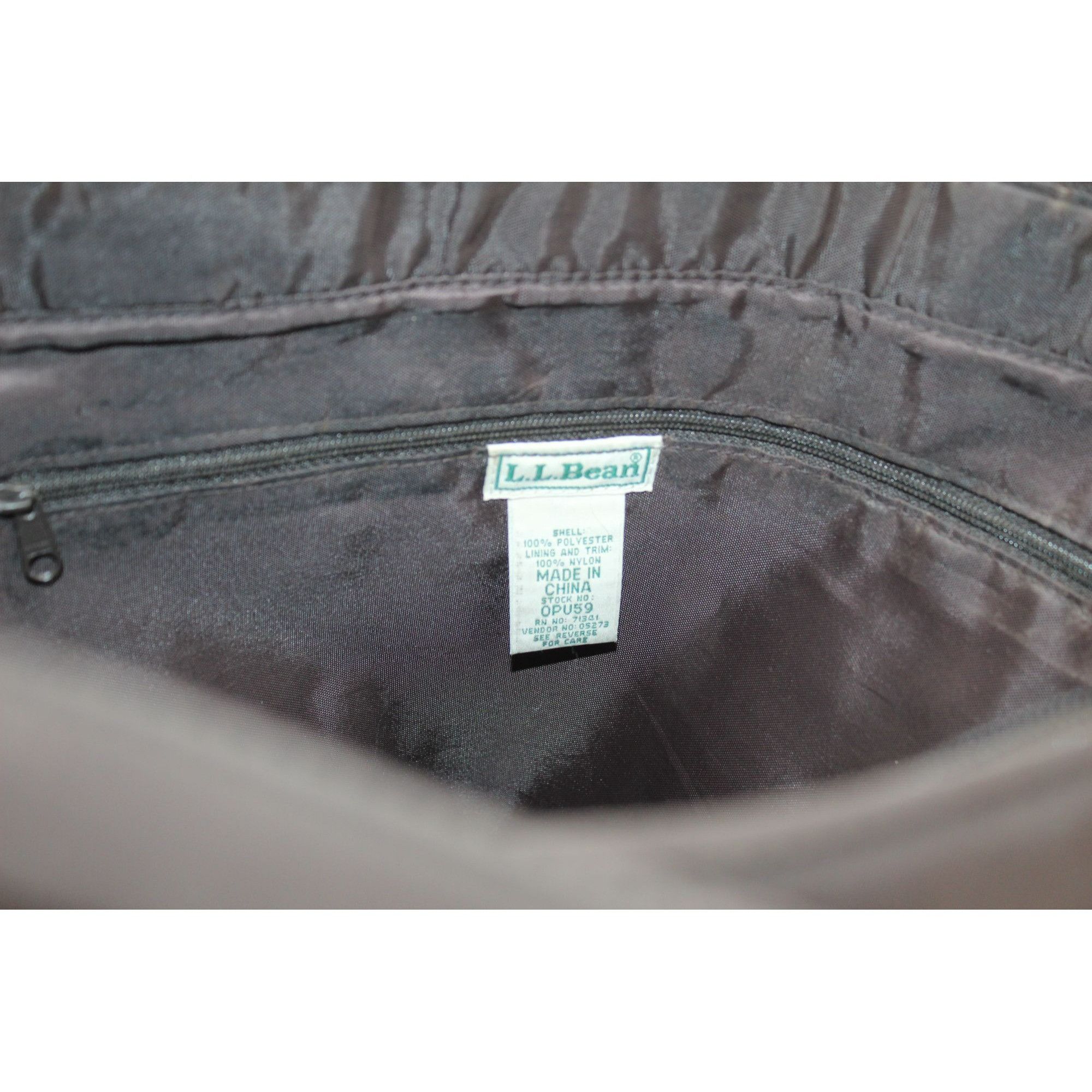 L.L. Bean LL Bean Women's Polyester Lined Zippered Shoulder Bag Size ONE SIZE - 4 Thumbnail
