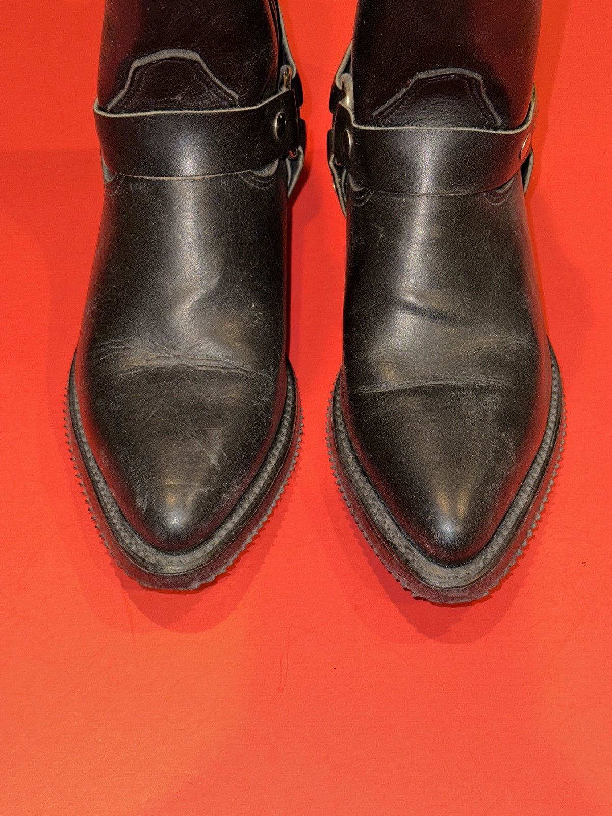 Harley Davidson VTG Y2K Harley Davidson Oil Resistant Leather Cowboy Boots Size US 6 / IT 36 - 2 Thumbnail