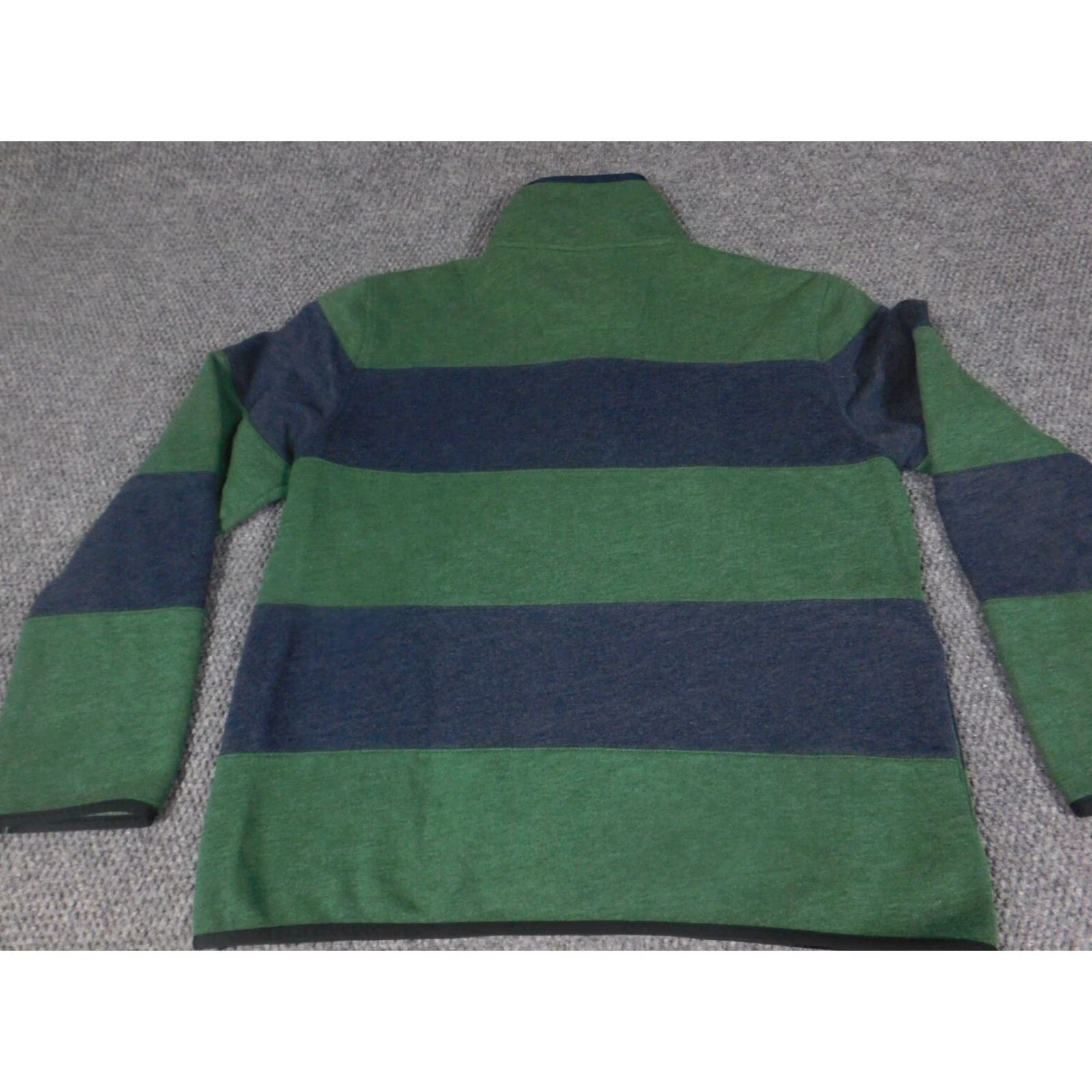 Nautica Nautica Sweater Pullover Long Sleeve Green Open-Knit 1/4 Zip Pockets Crew Neck Men L Regular Size US L / EU 52-54 / 3 - 7 Thumbnail