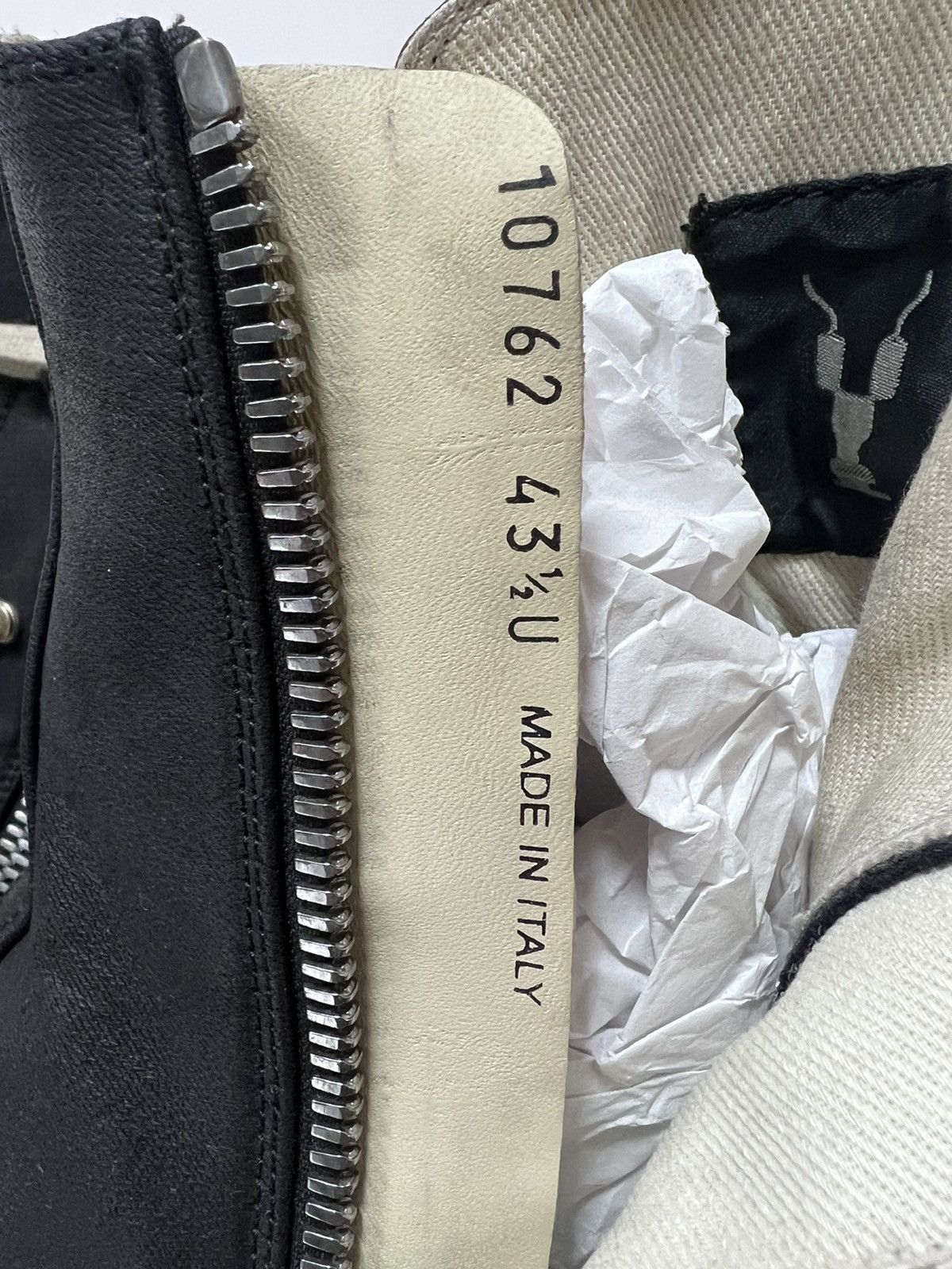 Rick Owens Drkshdw Rick owens drkshdw hexagram ramones high top sneakers sz43.5 Size US 10.5 / EU 43-44 - 8 Thumbnail