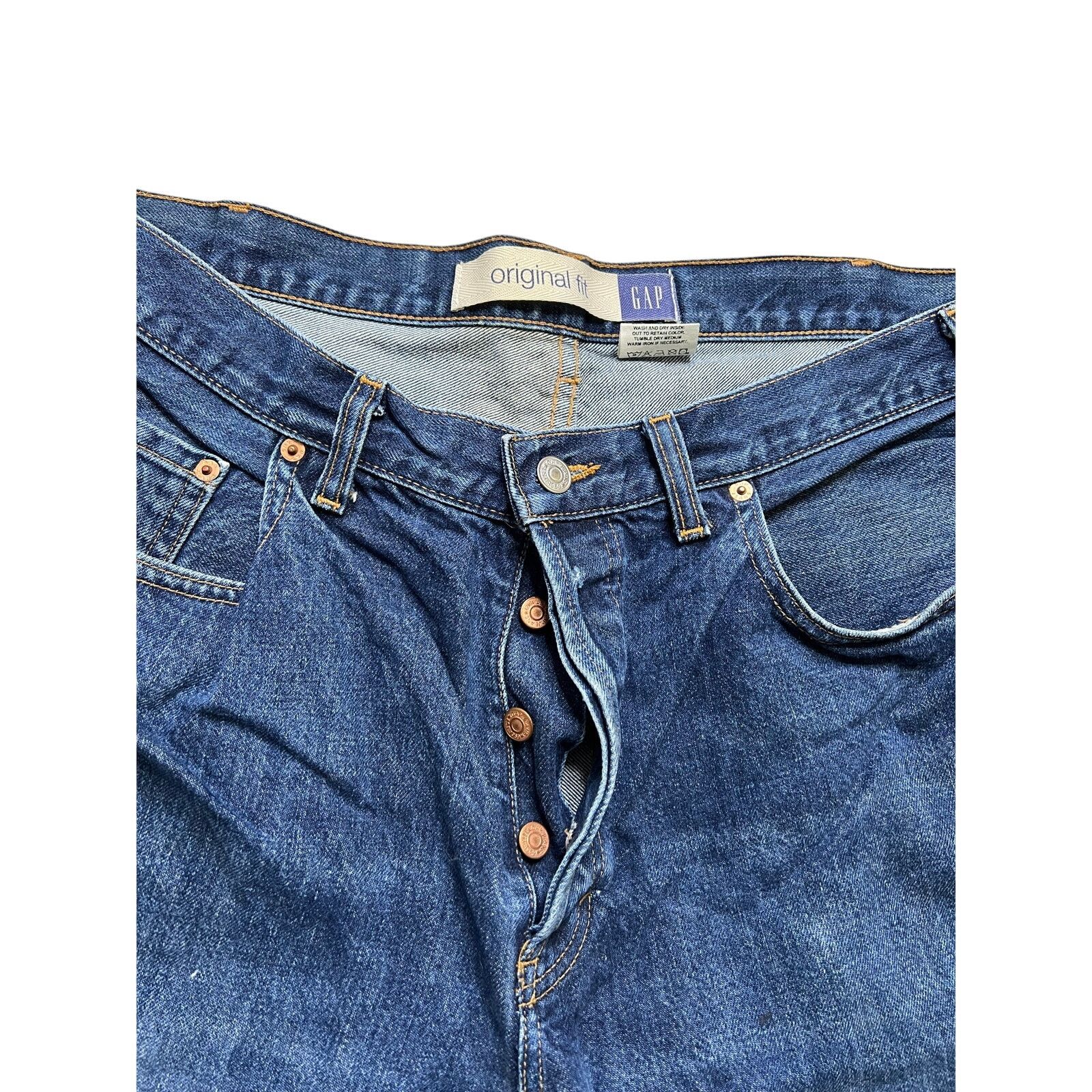 Gap Vintage 90s GAP Original Fit Jeans 40 Actual 38x30 Men’sUSA Size US 40 / EU 56 - 4 Thumbnail