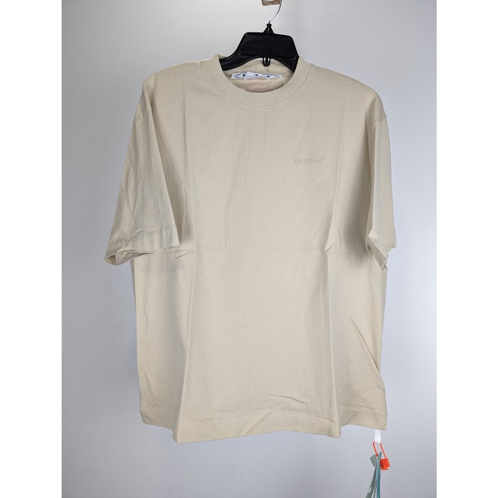 Off-White o1rshd1 Scribble Carry Over Skate T-Shirt in Ivory/Beige Size US XXL / EU 58 / 5 - 1 Thumbnail