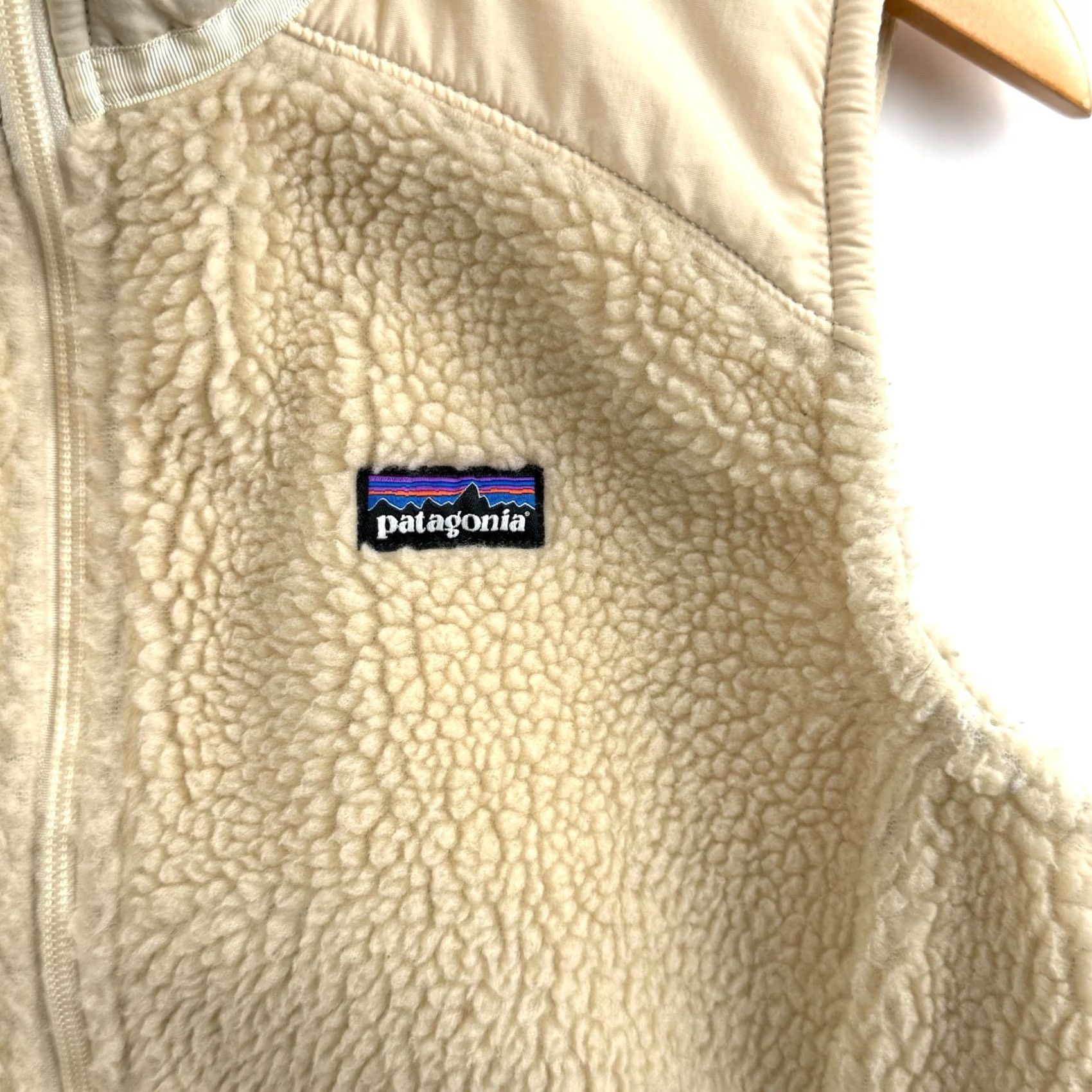 Patagonia Patagonia Vest Womens Large Classic Retro-X Sherpa Outdoor Fleece Cream Beige Full Zip Pockets Zipper Vintage No Size L / US 10 / IT 46 - 5 Thumbnail