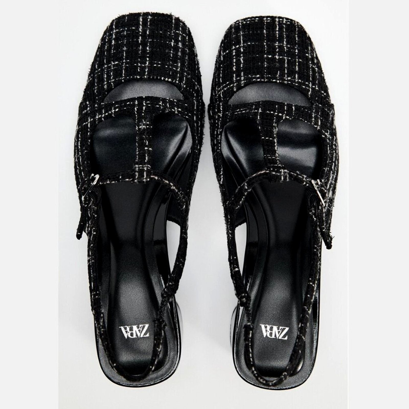 Zara RARE!!! ZARA Textured Slingbacks NWT Size US 8 / IT 38 - 11 Thumbnail