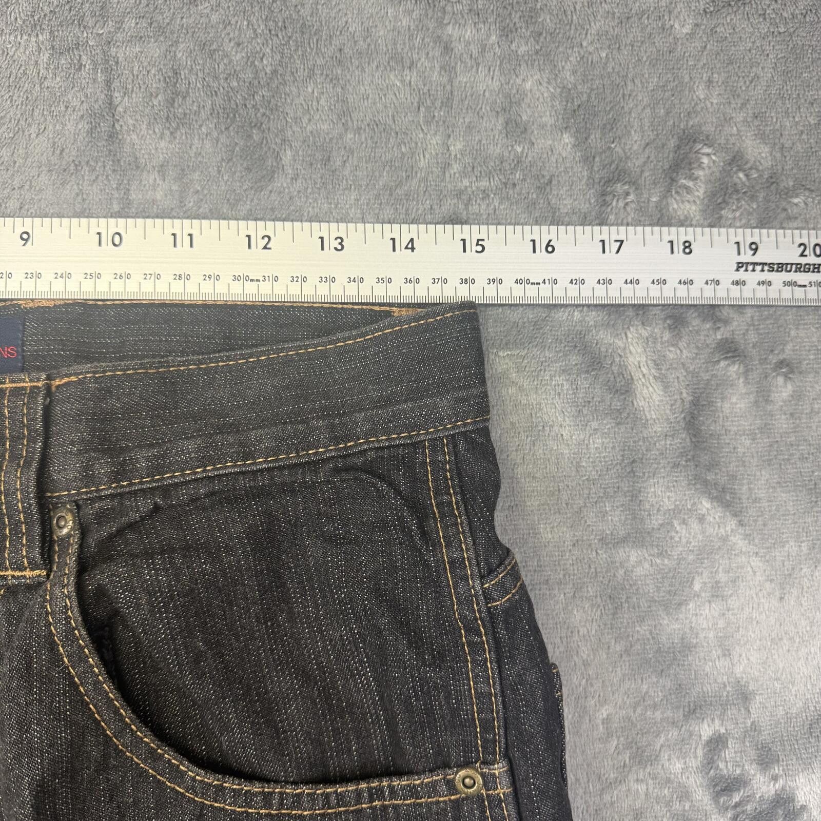 American Eagle Outfitters American Authentic Men's Dark Indigo Raw Denim Jeans Size US 30 / EU 46 - 5 Thumbnail