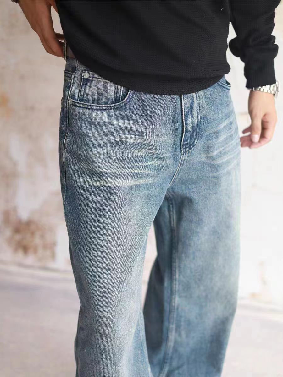 Japanese Brand × Vintage Vintage 13 oz. washed and distressed jeans Size US 32 / EU 48 - 5 Thumbnail