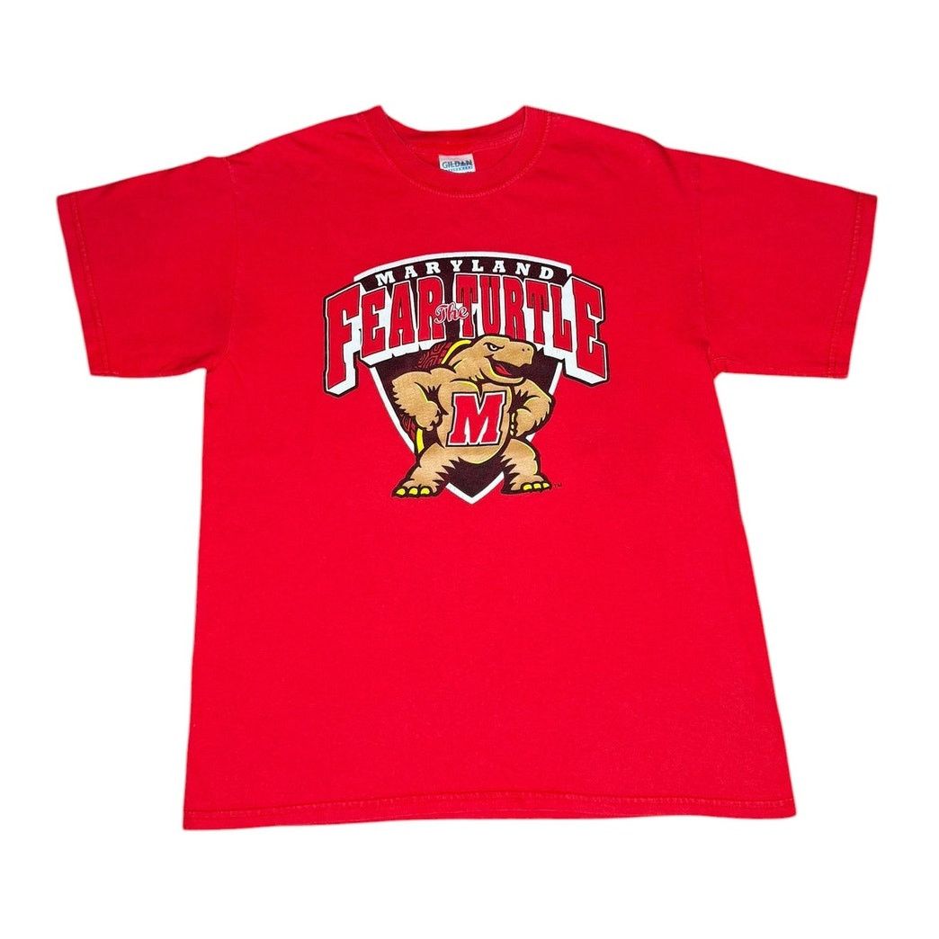 Gildan × NCAA × Vintage Vintage Maryland Terrapins Fear the Turtle T-Shirt Size US M / EU 48-50 / 2 - 1 Thumbnail
