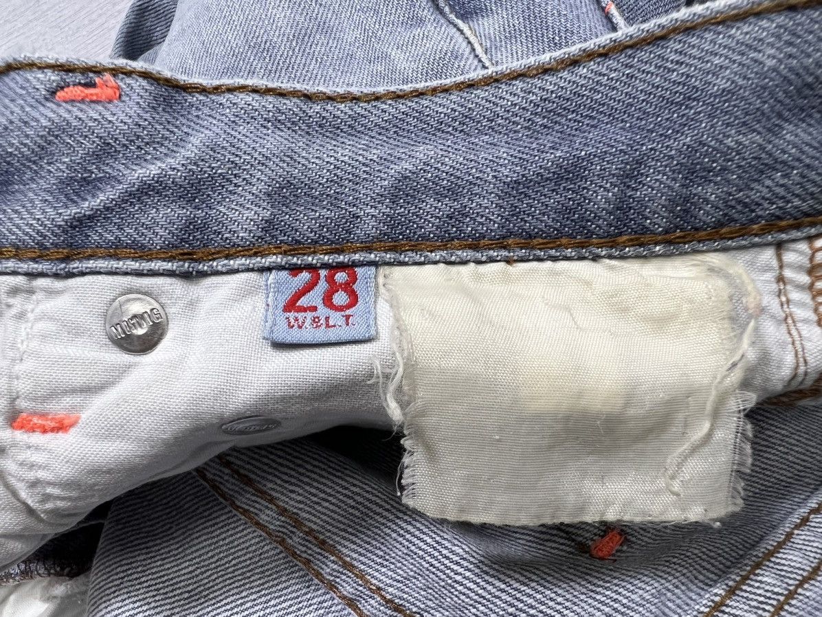 Walter Van Beirendonck W&LT - A/W 1998 - Lightning Bolt Logo Dorky Denim Jeans Size US 26 / EU 42 - 15 Thumbnail