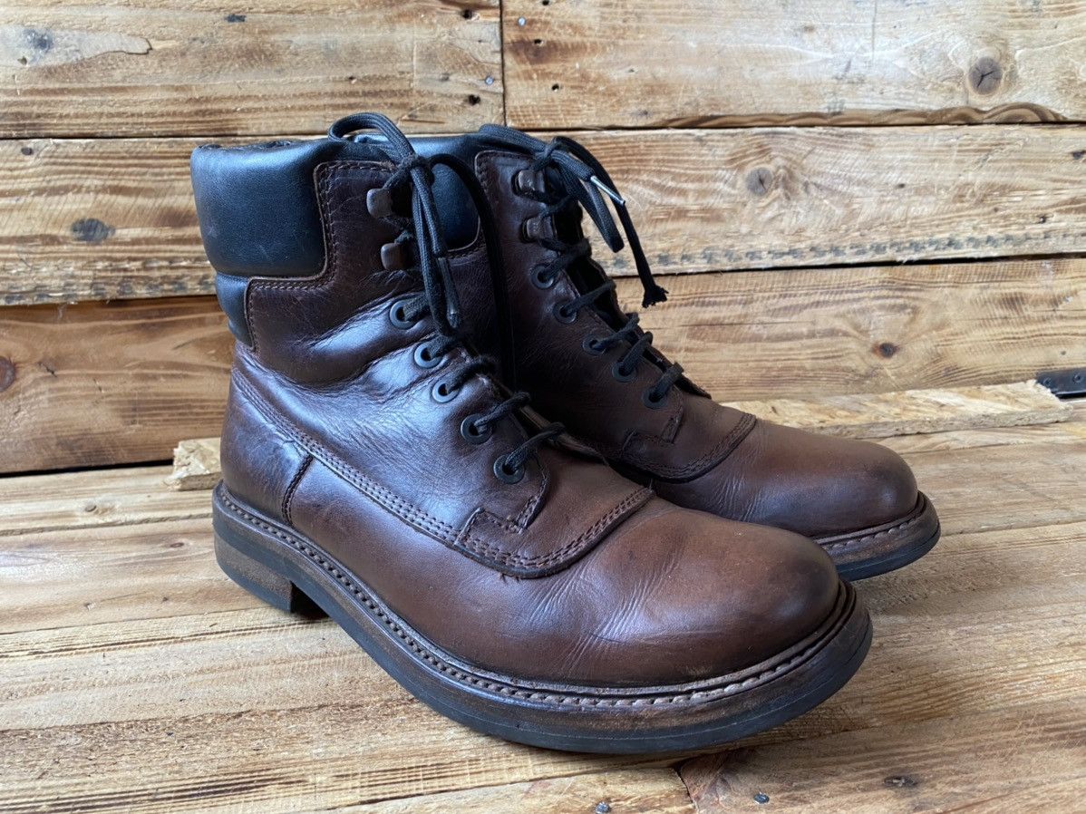Prada Vintage Prada milano hiking boots brown leathers shoes Uk7.5 Size US 8.5 / EU 41-42 - 11 Thumbnail
