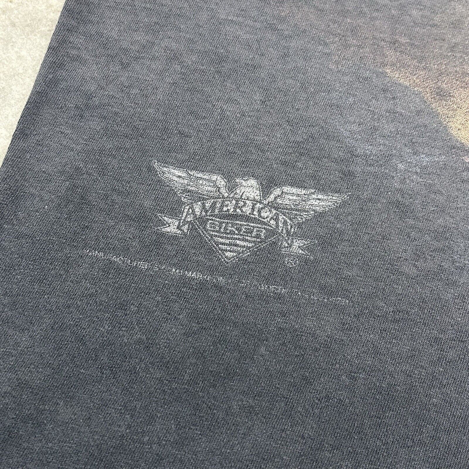 Harley Davidson Vintage 80s 3D Emblem Harley Davidson Biker Faded T Shirt Size US L / EU 52-54 / 3 - 4 Thumbnail