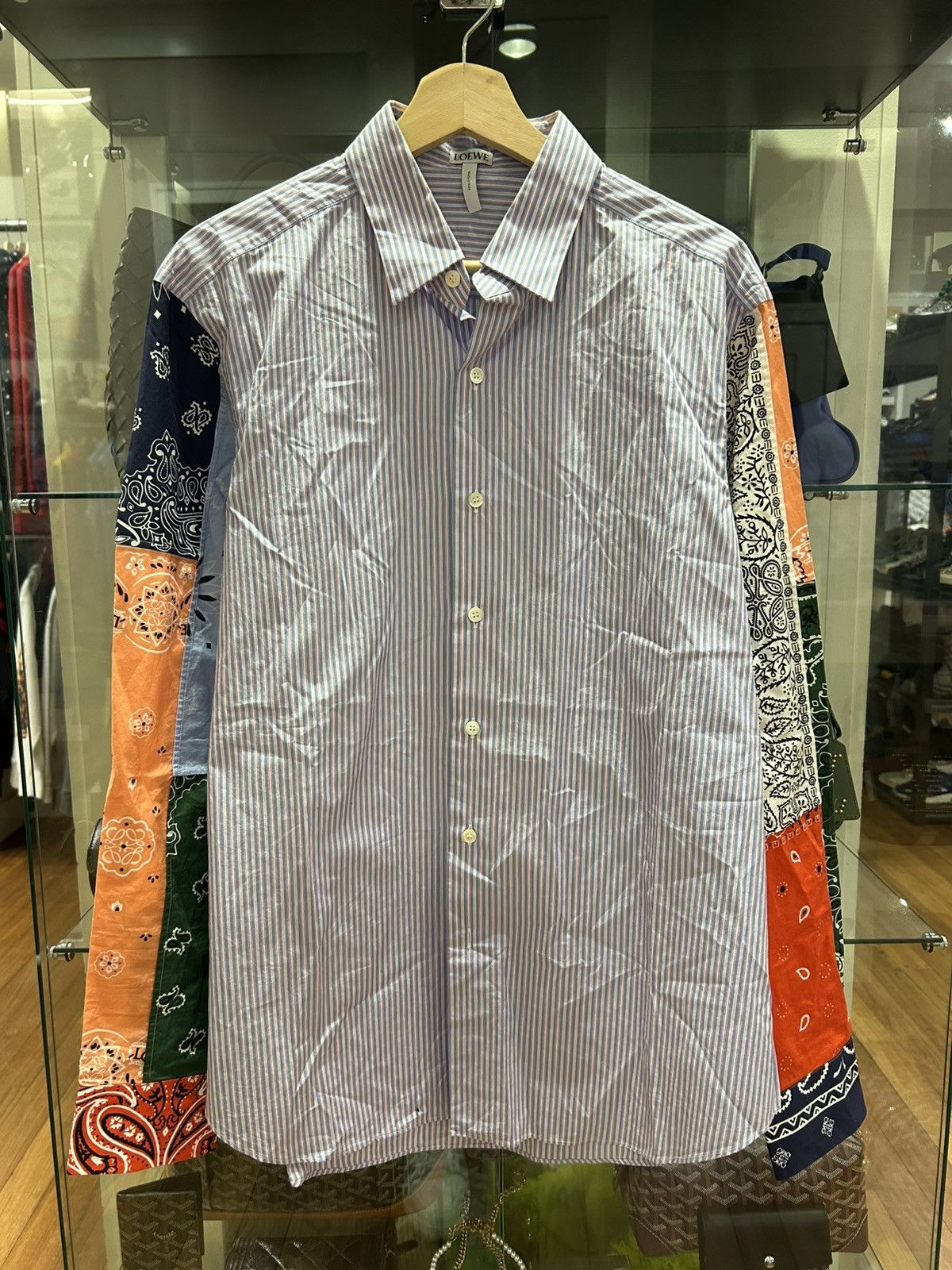 Loewe Loewe Paisley Sleeve Button Up Shirt Size US M / EU 48-50 / 2 - 1 Thumbnail