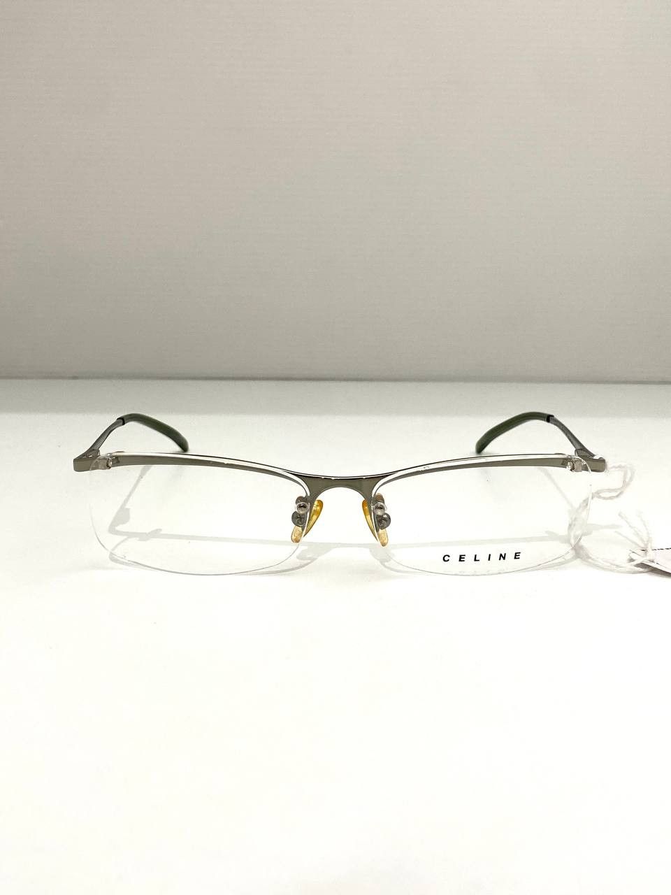 Celine Celine Logo Rimless Retro Square Vintage Eyeglasses Y2K Size ONE SIZE - 3 Thumbnail