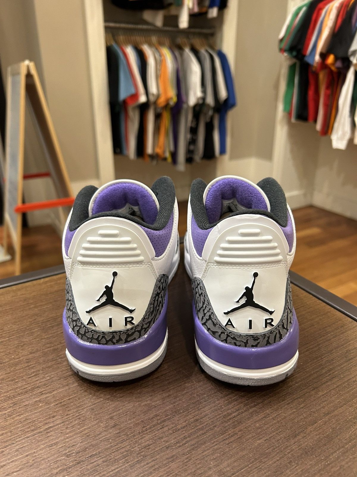 Nike Jordan 3 Retro Dark Iris Size US 9.5 / EU 42-43 - 6 Thumbnail