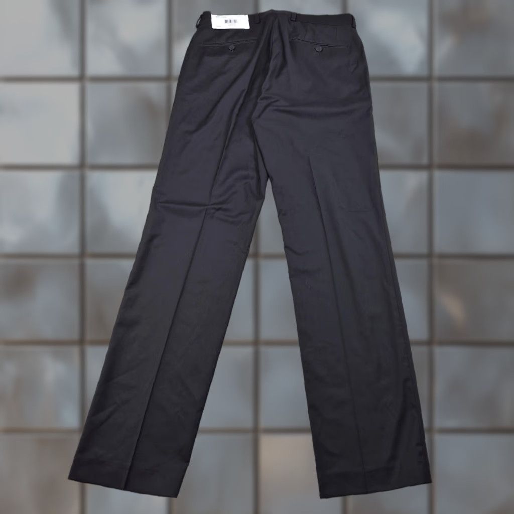 Calvin Klein Calvin Klein Dress Pants Mens 30x32 Black Flat Front Stretch Business Formal Dress PantsMens 30W 32L Black Regular Fit Straight Leg Formal Wear" Size US 30 / EU 46 - 1 Thumbnail