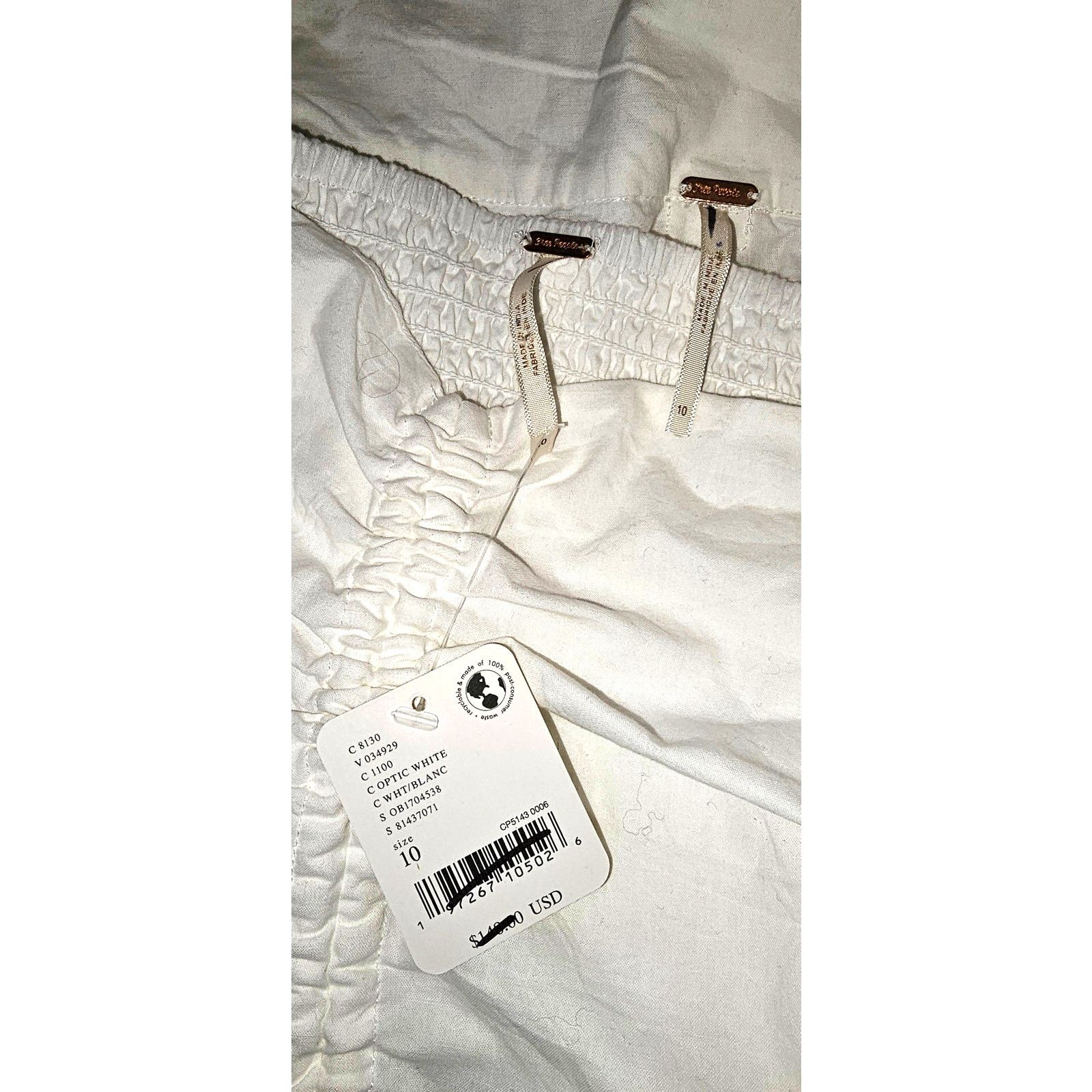 Free People New FREE PEOPLE Minnie Set $148 SZ 10 Longline Shorts/Top Size 32" / US 10 / IT 46 - 5 Thumbnail