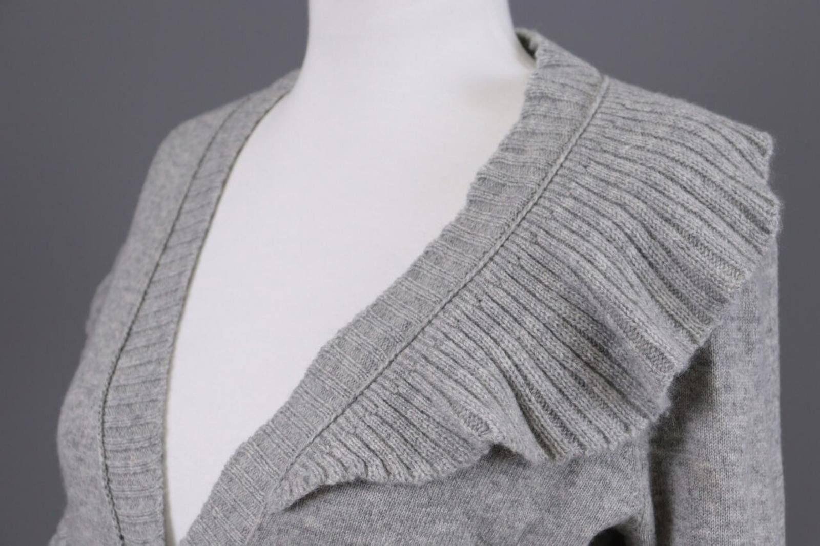 J.Crew J.Crew 100% Cashmere Gray Knit Cardigan Sweater Size XS Size XS / US 0-2 / IT 36-38 - 9 Thumbnail