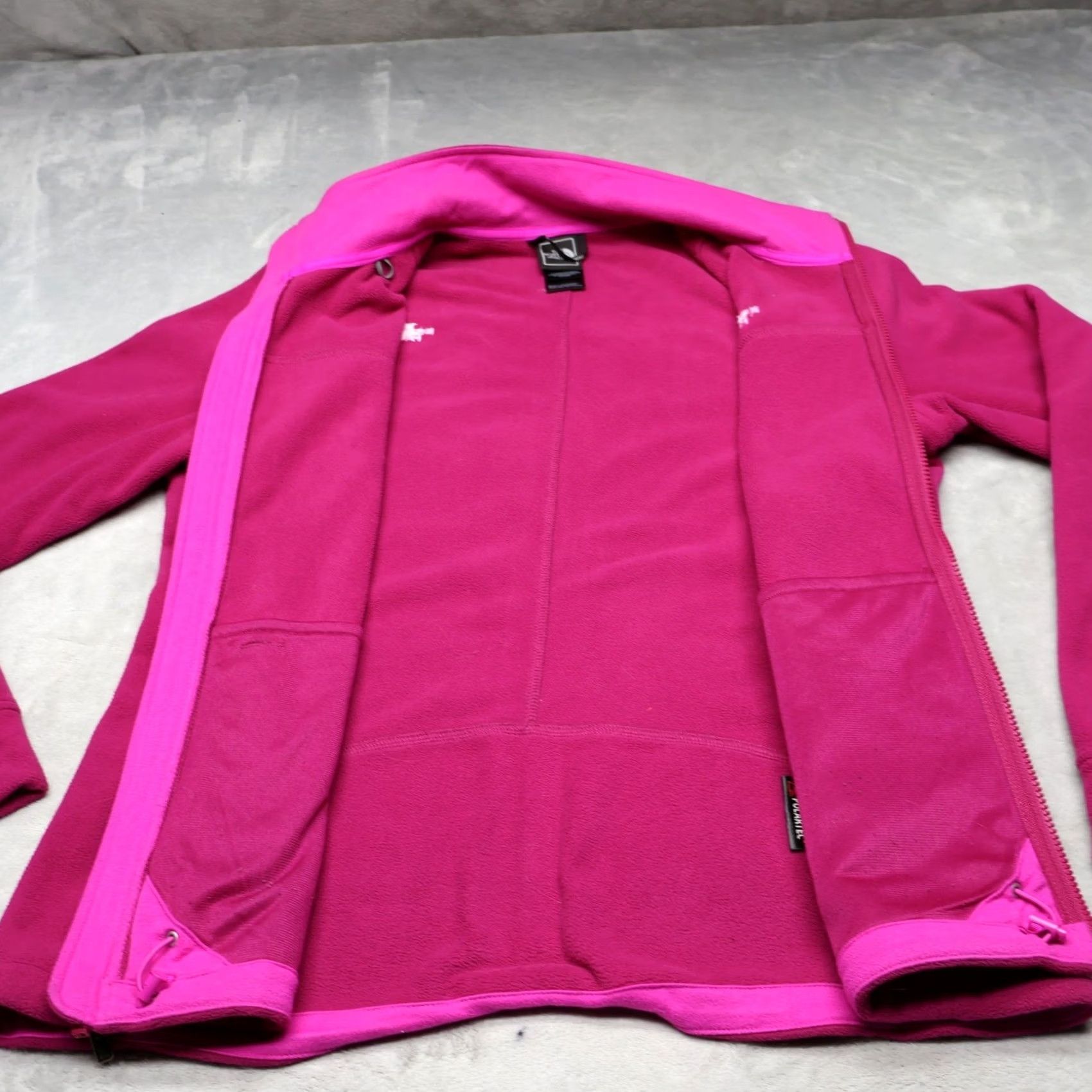 The North Face Jacket Womens L Pink North Face Fleece Full Zip Polartec Outdoor Winter Soft Size L / US 10 / IT 46 - 4 Thumbnail