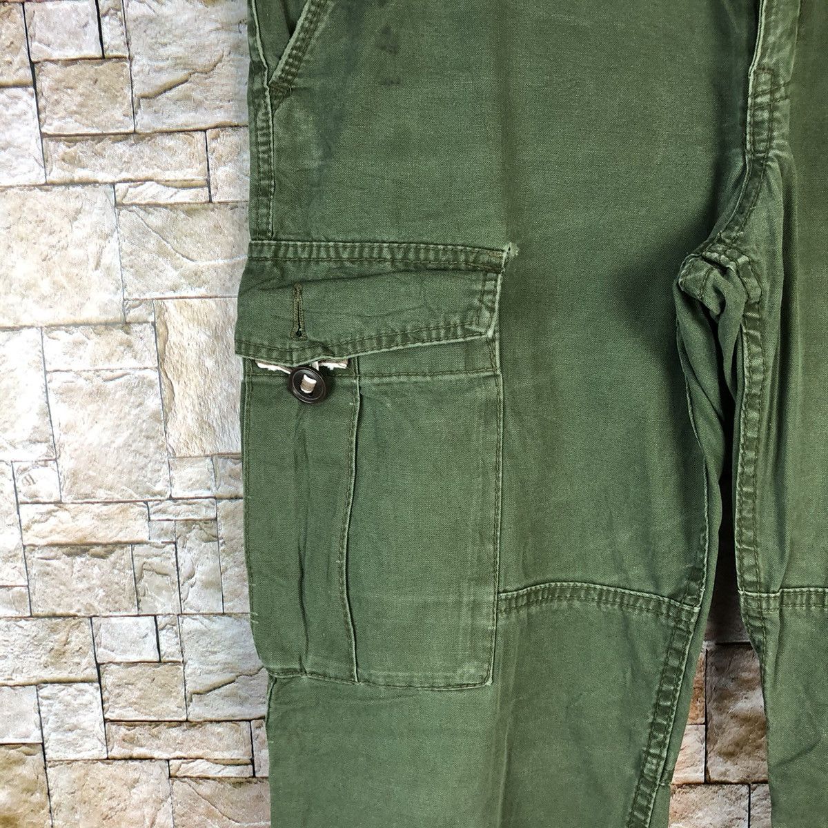 Japanese Brand Japanese Brand Green Cargo Multipocket Pants #A1164 Size US 32 / EU 48 - 9 Thumbnail