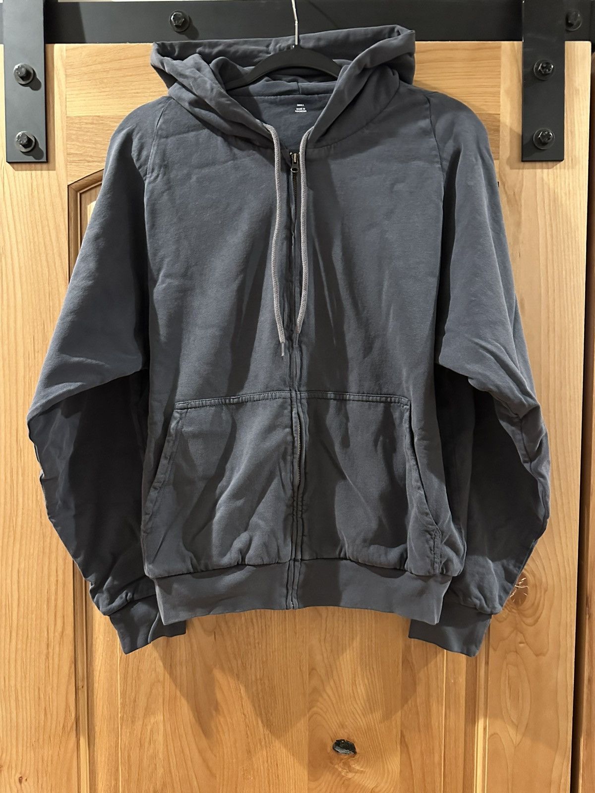 Gap × Kanye West × Yeezy Poetic Black Yeezy Gap Zip Up Hoodie 