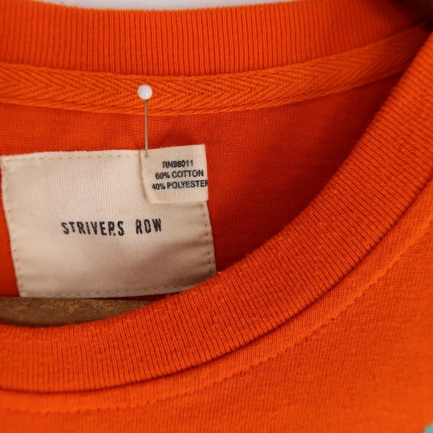 Vintage Strivers Row T Shirt Mens M Orange Graphic Short Sleeve Crew Neck Lightning Size US M / EU 48-50 / 2 - 7 Thumbnail