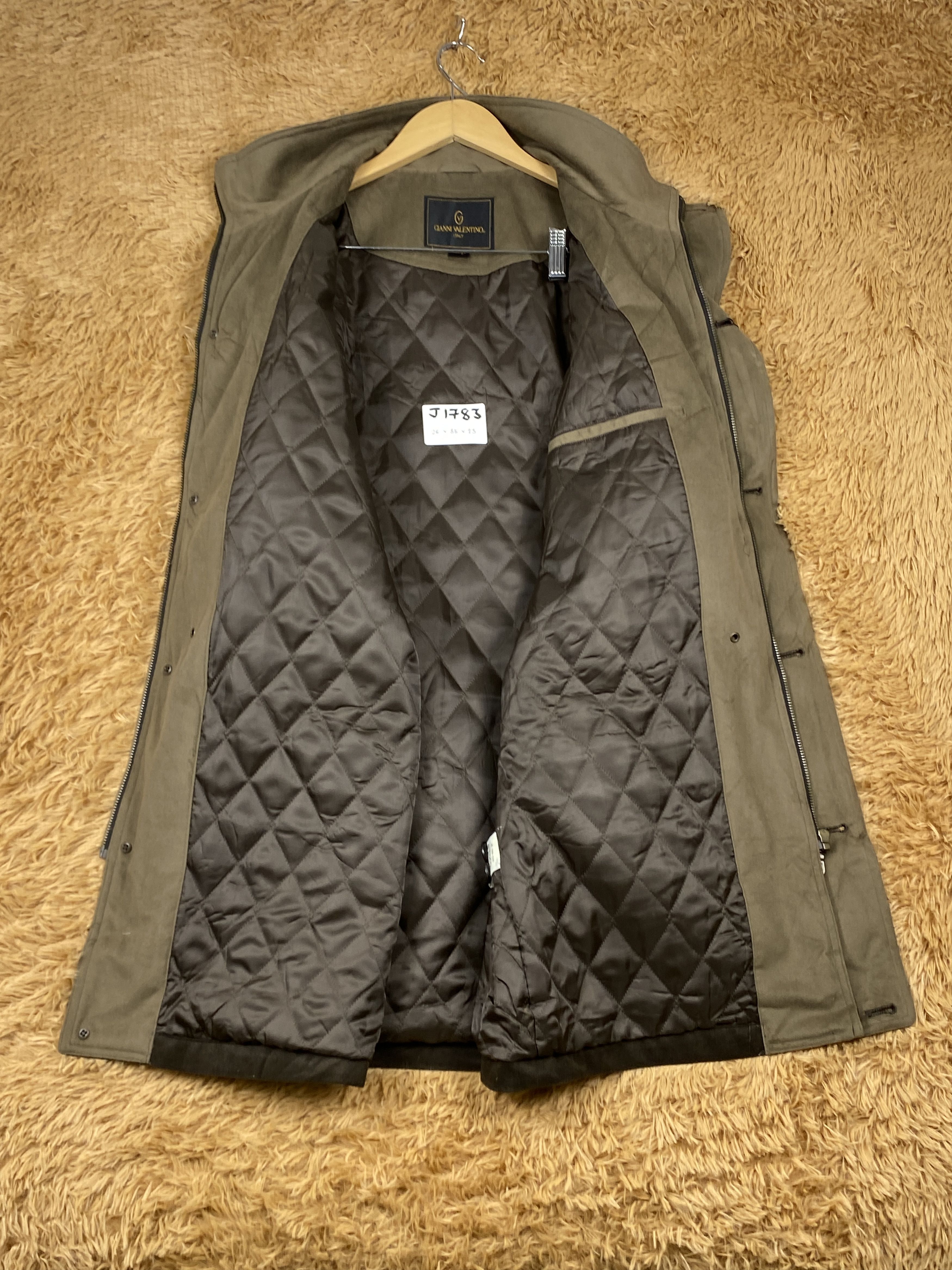 Gianni Valentino Vintage Gianni Valentino Quilted Lining Jacket J1783 Size US L / EU 52-54 / 3 - 6 Thumbnail