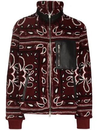 Amiri Amiri bandana fleece jacket Size US XL / EU 56 / 4 - 5 Thumbnail