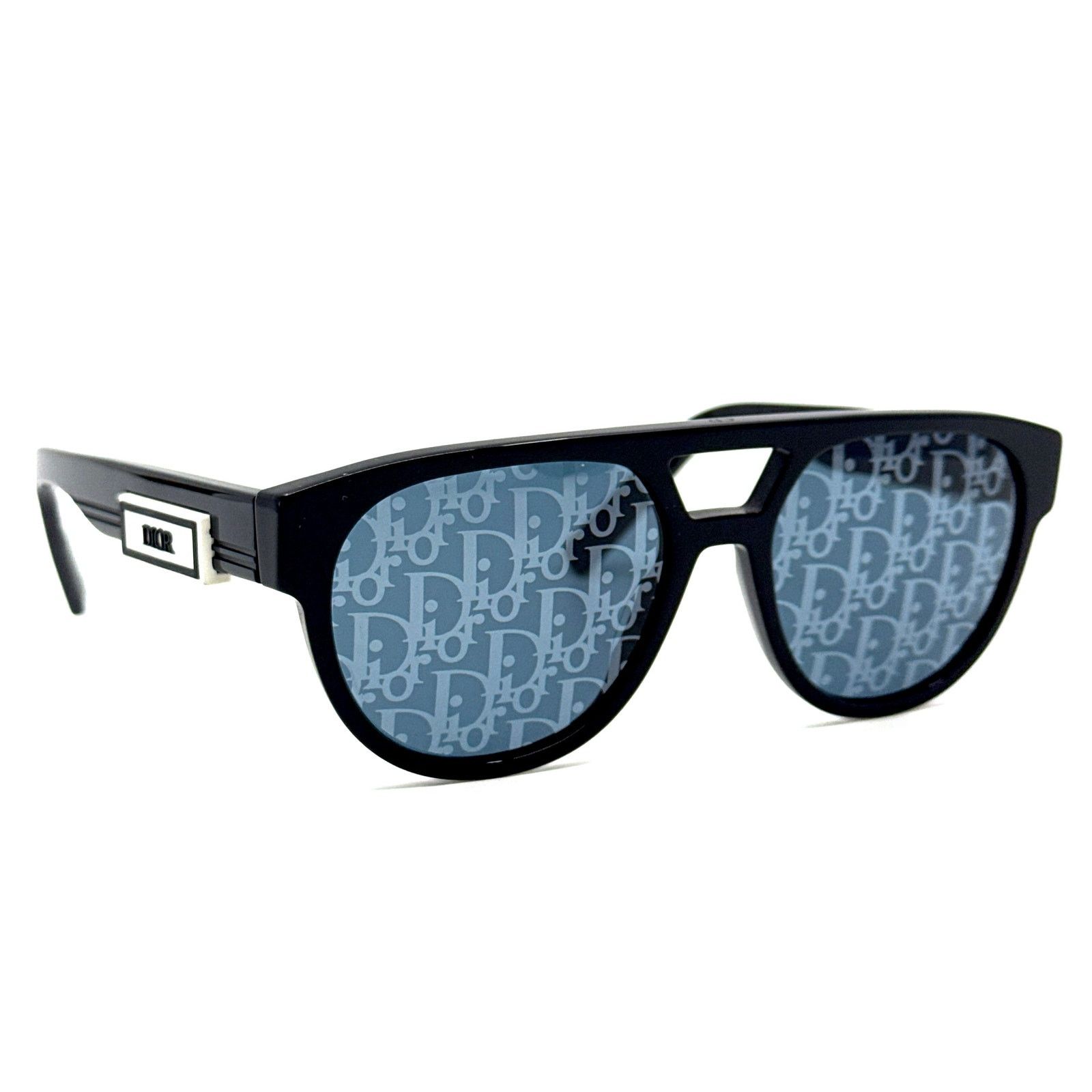 New authentic Dior Sunglasses Dior So Real Tortoise Metal Sunglasses Silver Tone Lens main image 3