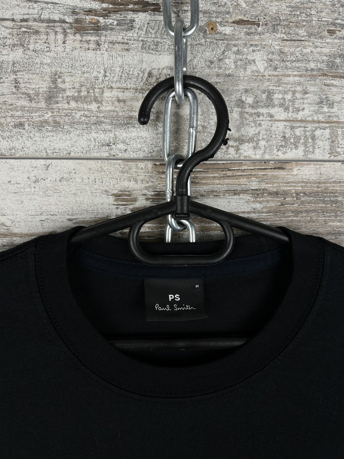 Paul Smith Mens Paul Smith T-shirt luxury black big logo tee streetwear Size US M / EU 48-50 / 2 - 3 Thumbnail