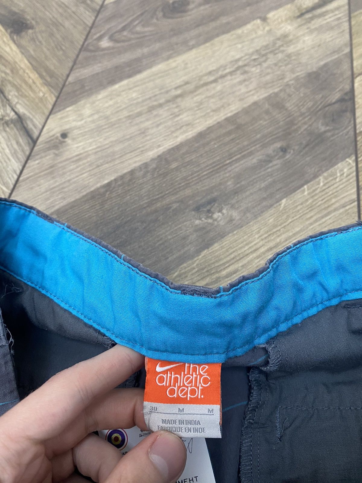 Nike × Vintage Vintage Nike y2k checkered chino shorts swoosh logo Size US 32 / EU 48 - 8 Thumbnail