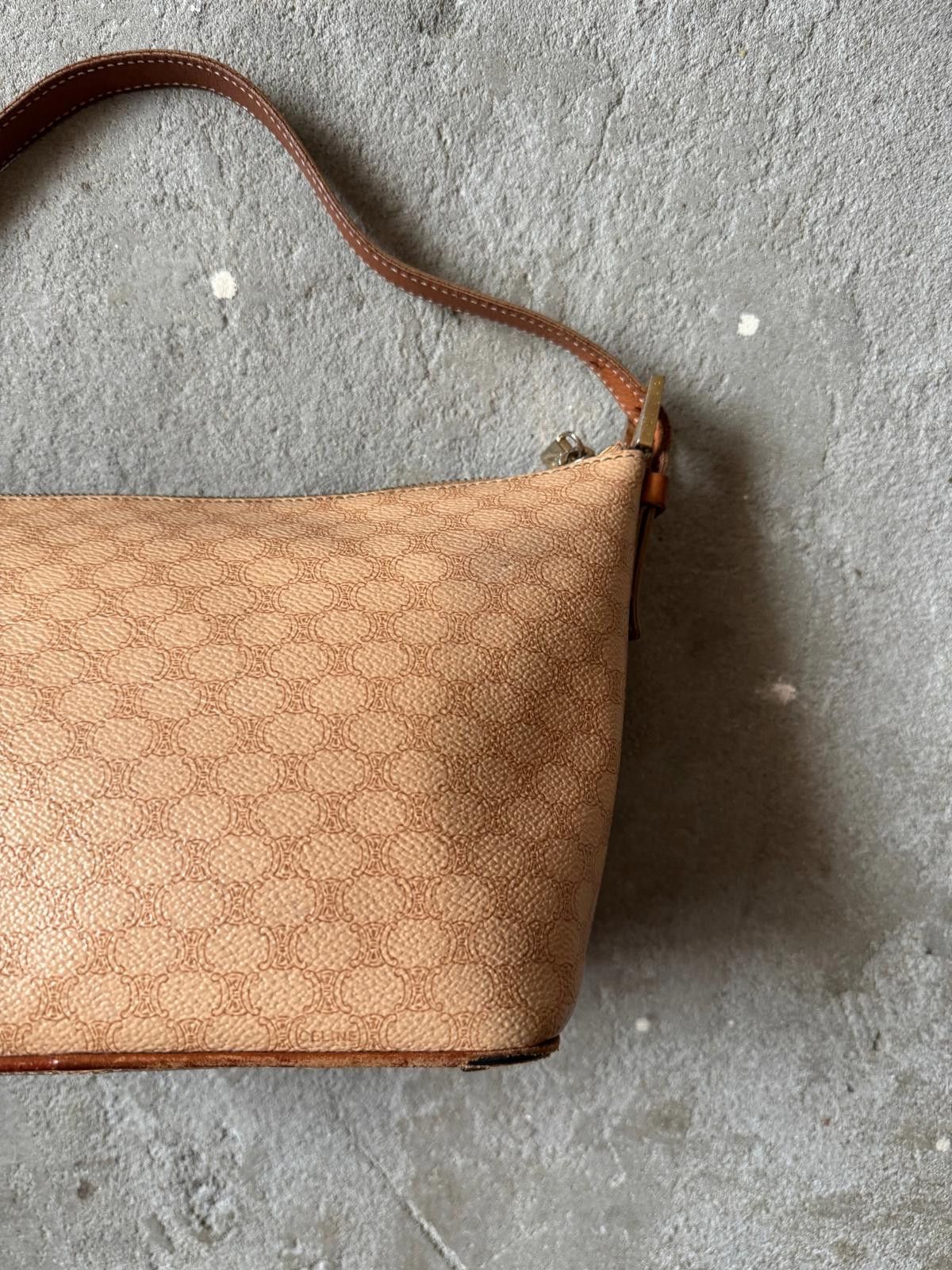 Celine Celine Macadam Shoulder Bag Beige Size ONE SIZE - 8 Thumbnail