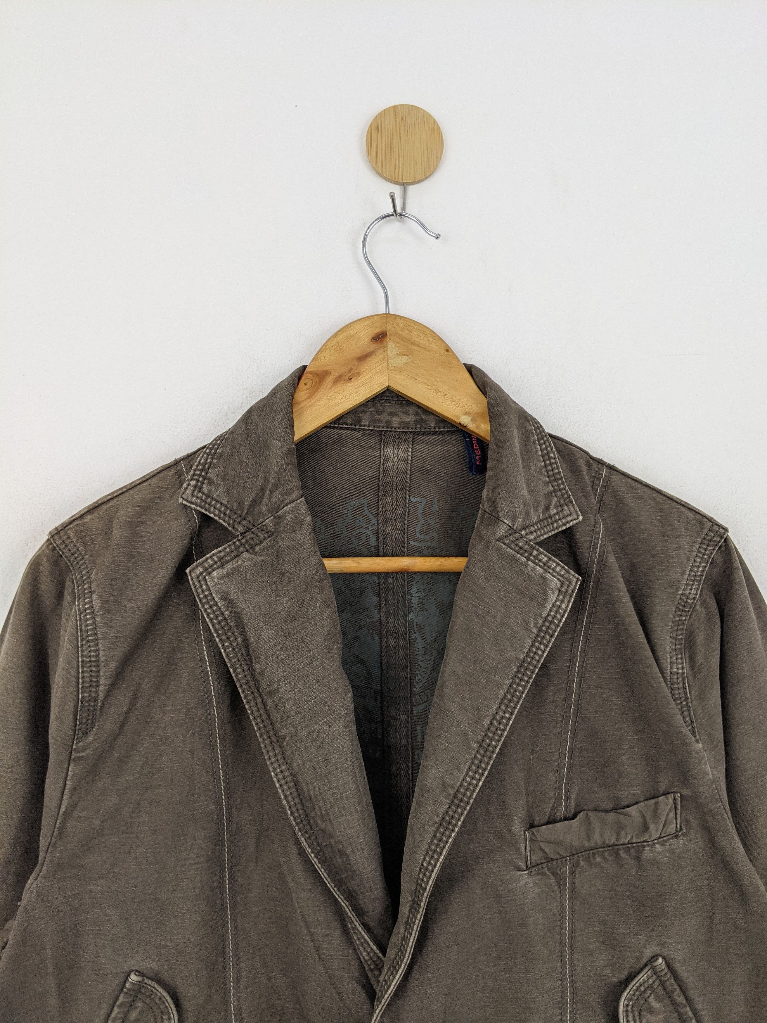 Japanese Brand Vintage Japanese Brand Multi Pocket Blazer Jacket MJ0121Z Size US M / EU 48-50 / 2 - 2 Thumbnail