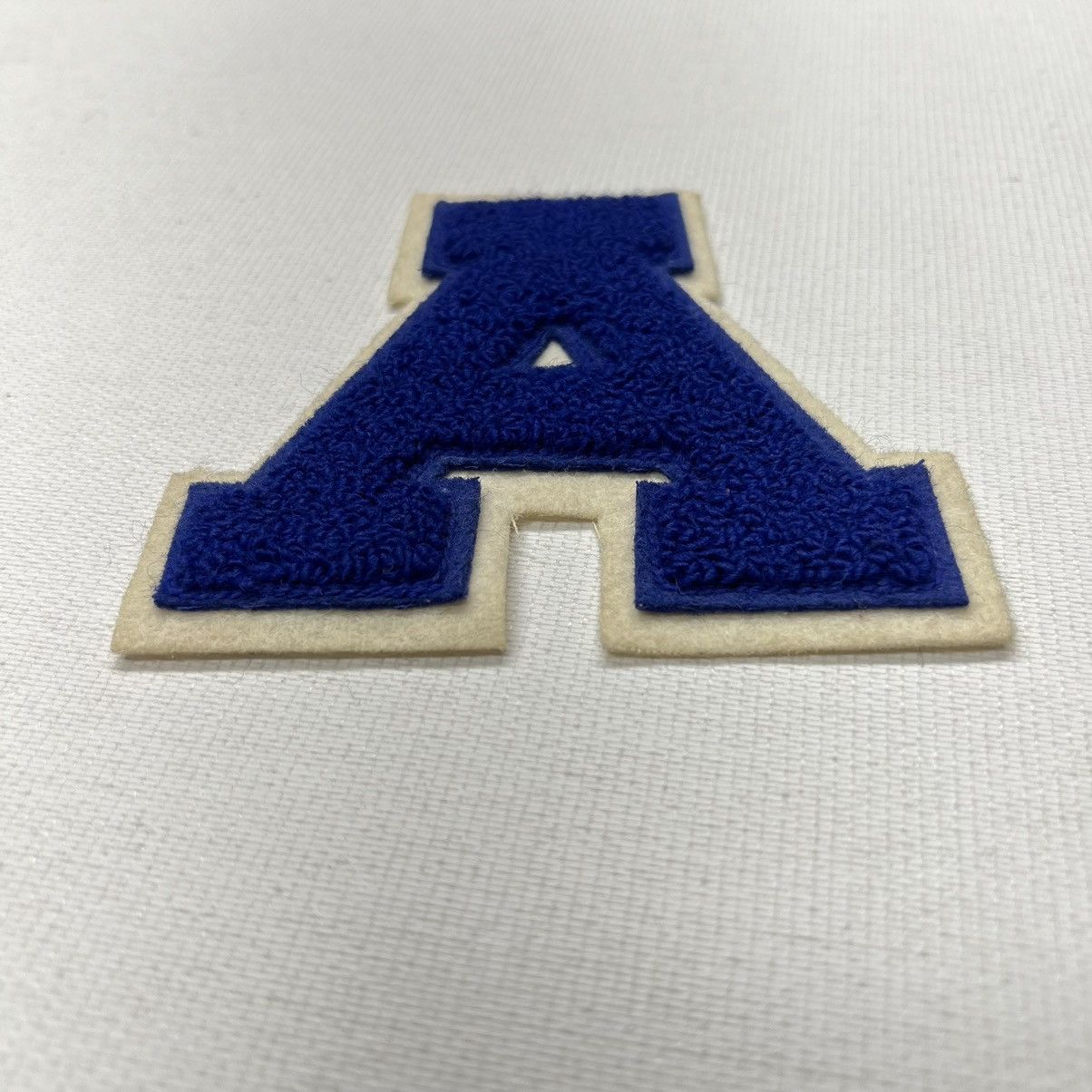 Vintage Letterman Varsity Patch Letter A Blue Chenille Felt Sports Size ONE SIZE - 3 Thumbnail