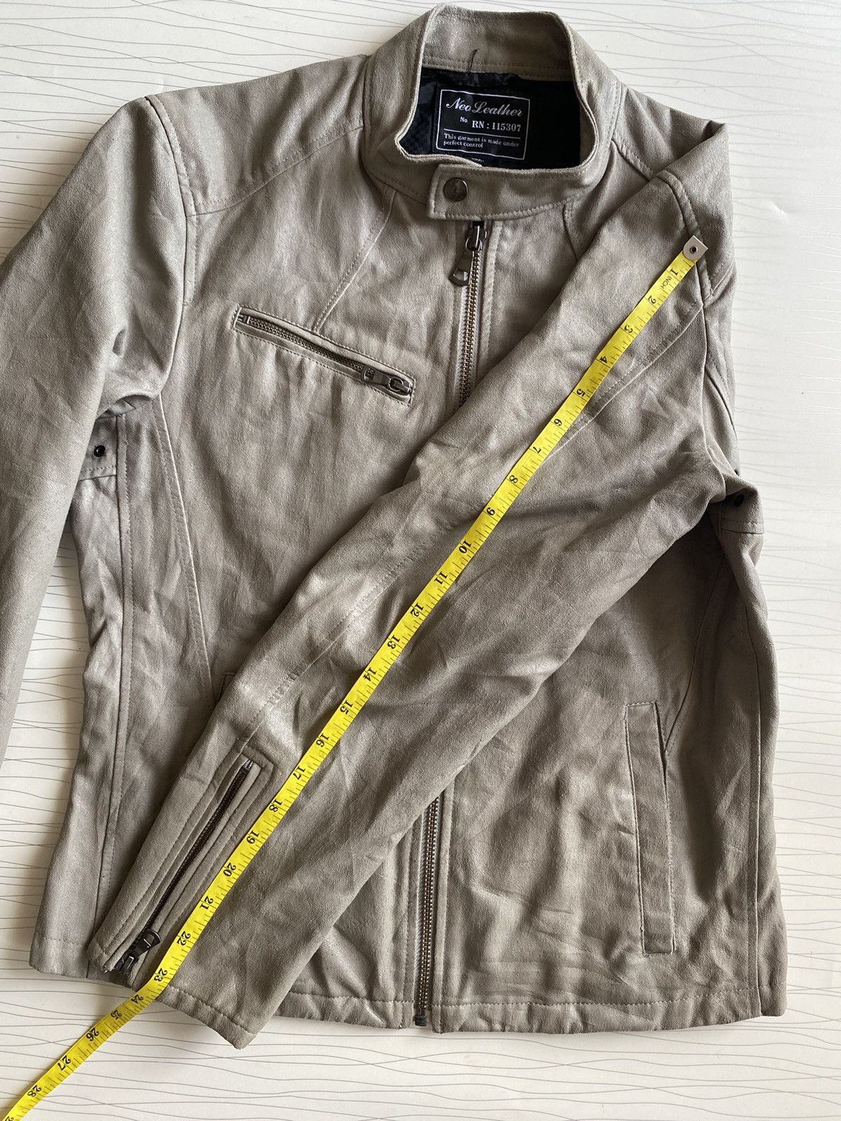 14th Addiction × Japanese Brand × Uniqlo Vintage Neo Leather Motorcyle Jacket Size US M / EU 48-50 / 2 - 23 Thumbnail
