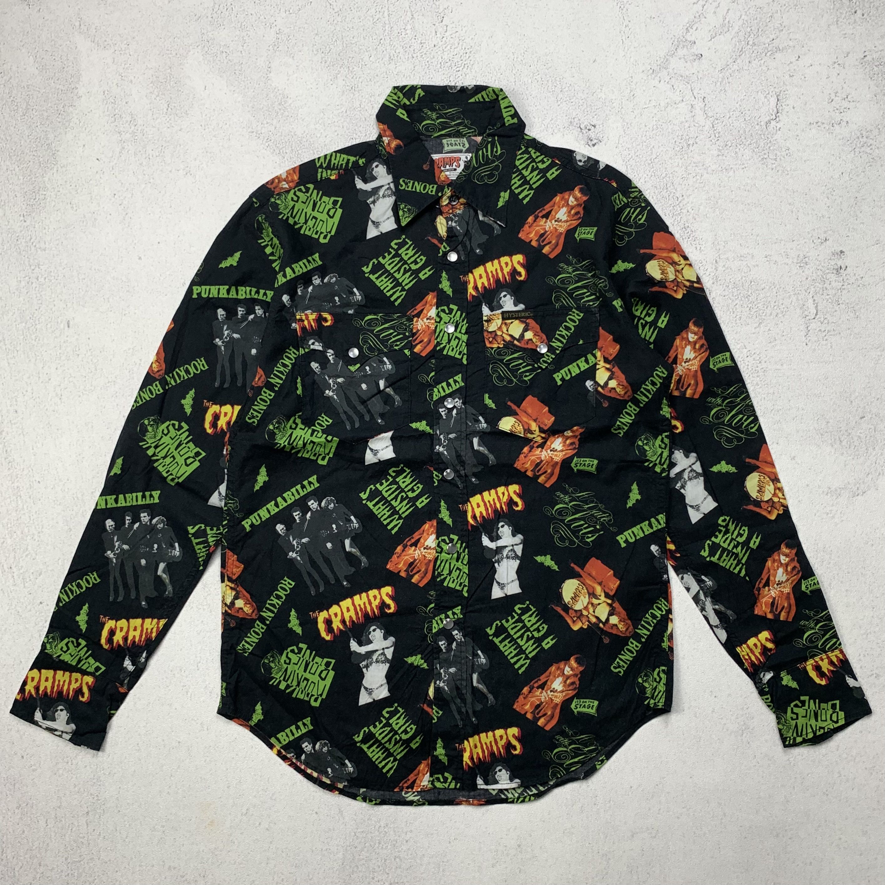 Hysteric Glamour Hysteric Glamour The Cramps Button Up Shirt L/S Size US S / EU 44-46 / 1 - 1 Thumbnail