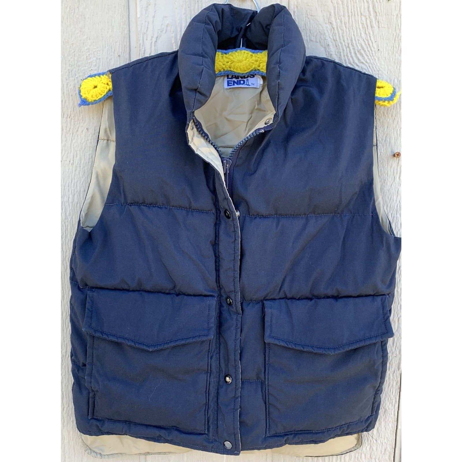 Lands' End VINTAGE Lands' End Puffer Vest Shirt Boys? Size S / US 4 / IT 40 - 3 Thumbnail
