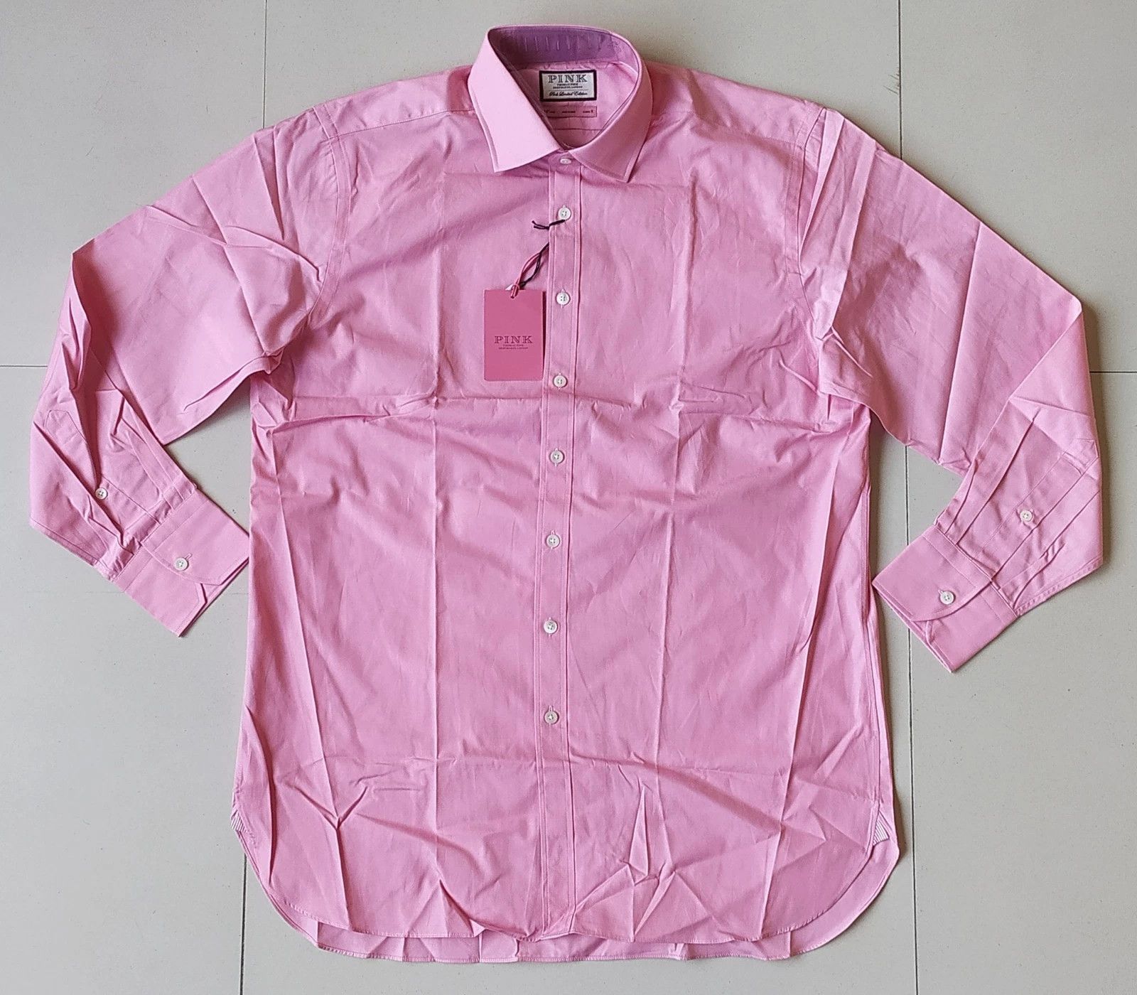 Thomas Pink Thomas Pink Formal Ramses Poplin shirt Free Shipping T/4 Size US M / EU 48-50 / 2 - 2 Thumbnail