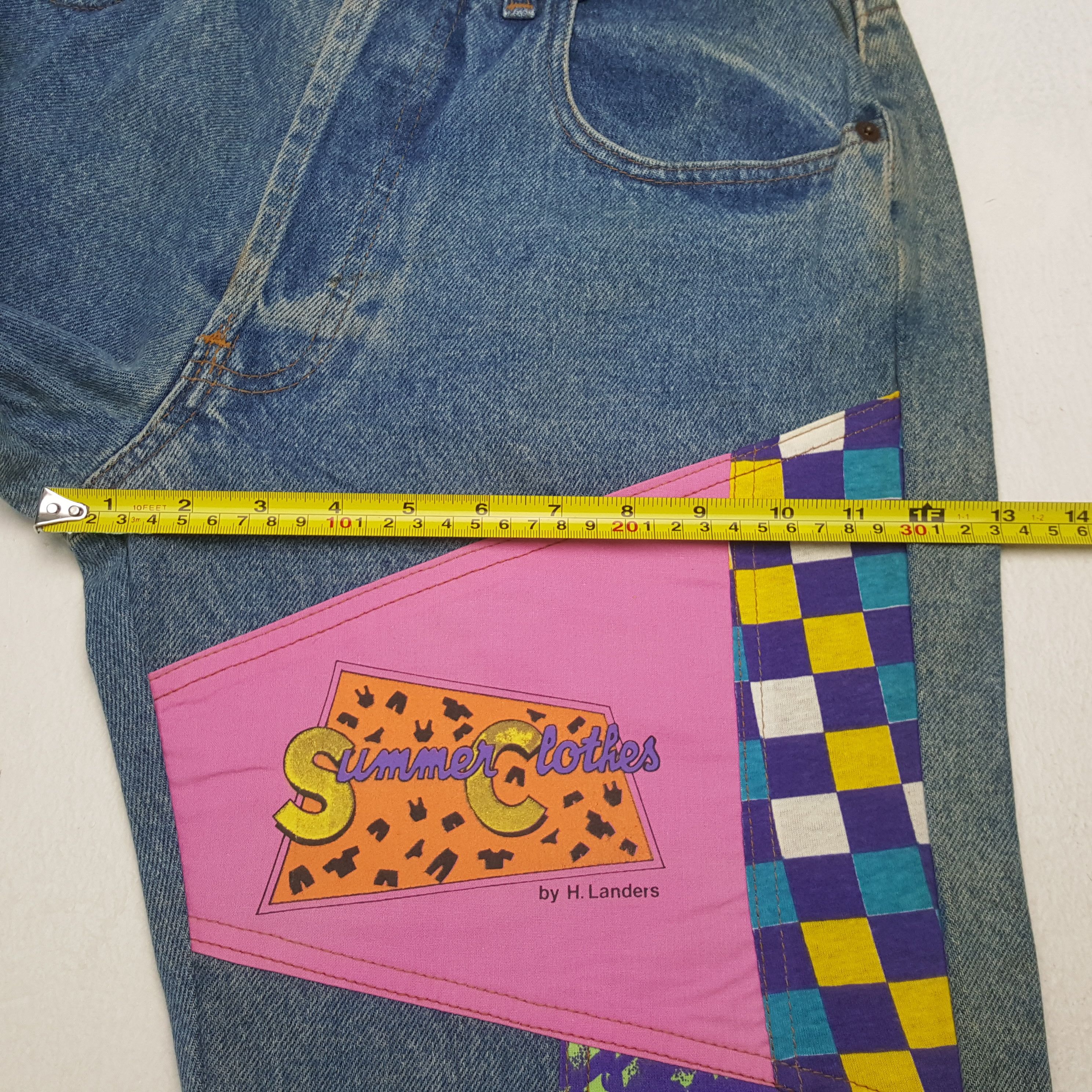 Vintage H Landers Fashion Style Jeans RR18 Size US 28 / EU 44 - 9 Thumbnail