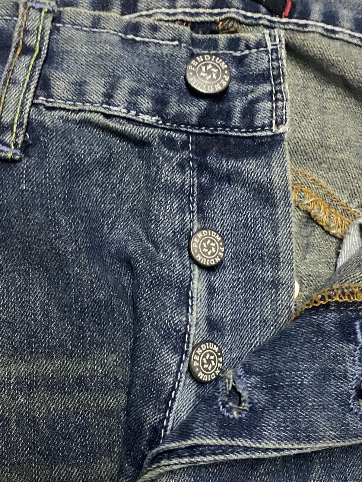 If Six Was Nine Takeshy Kurosawa State of the Art Denim Baggy Jeans Size US 30 / EU 46 - 11 Thumbnail