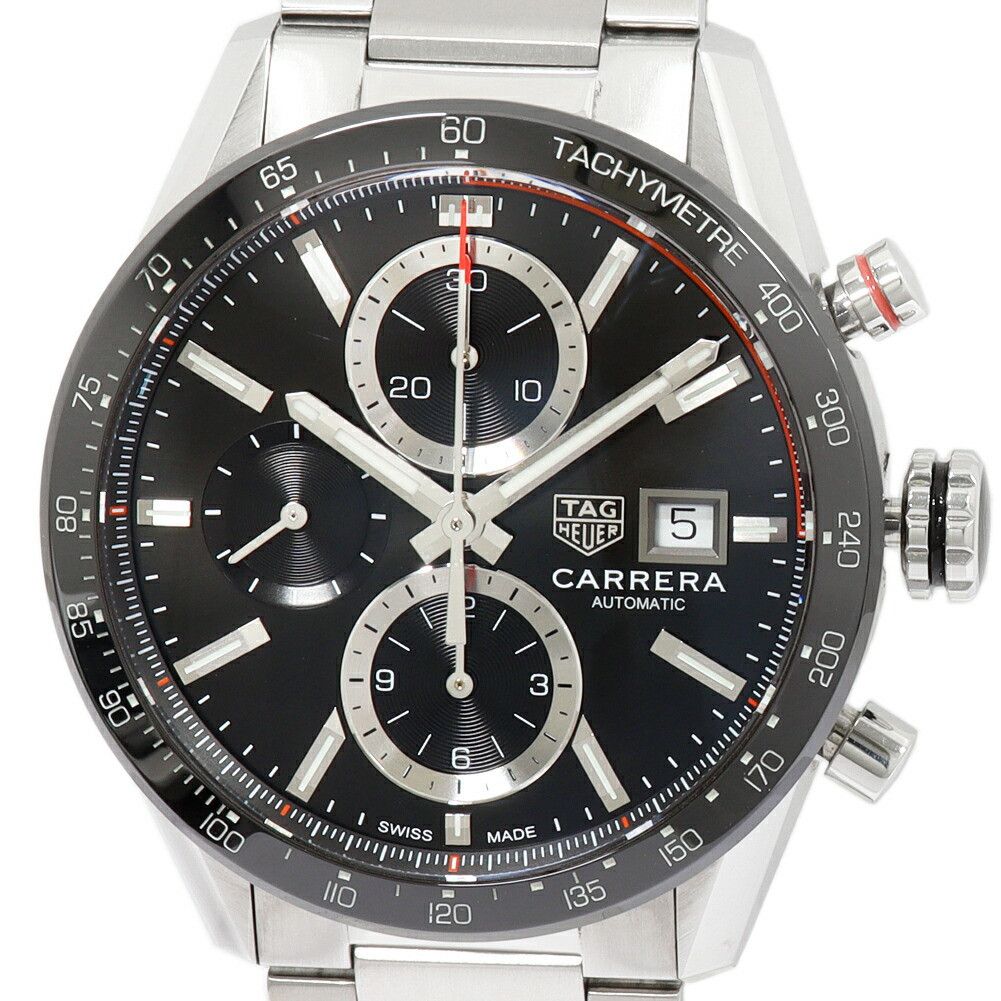 TAG Heuer TAG Heuer Carrera Calibre 16 Stainless Steel Chronograph Metal Automatic CBM2110-0 BA0651 DUTY FREE for USA