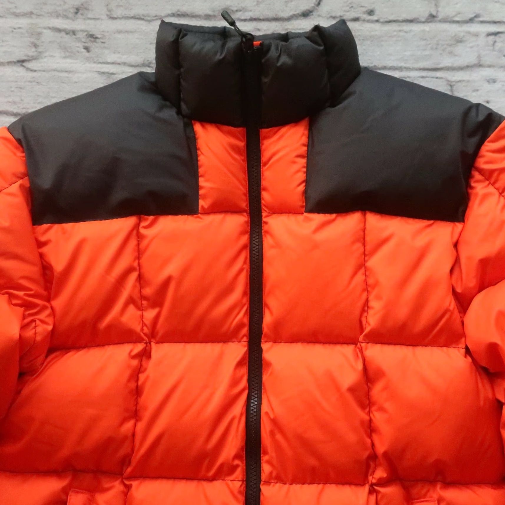 The North Face VINTAGE North Face 700 Down Lhotse Puffer Jacket XS Tangerine / Black Mens Jacket Size US XL / EU 56 / 4 - 3 Thumbnail