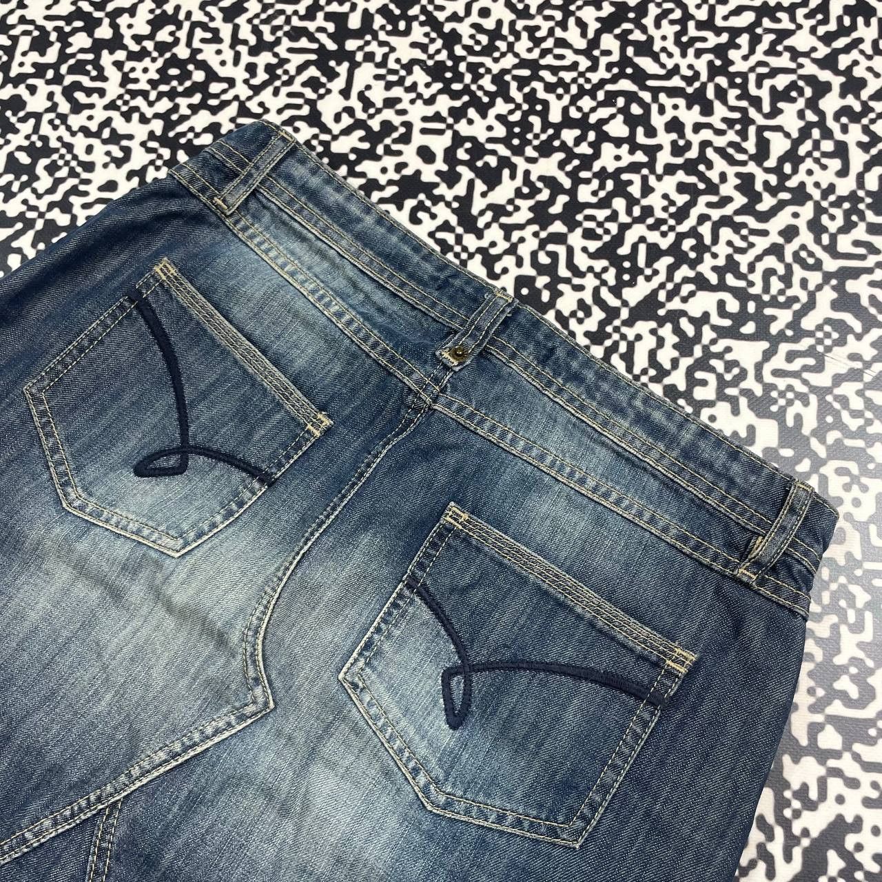 Japanese Brand Vintage Y2K Japanese Denim Retro Mini Skirt 90s Style Size 29" - 8 Thumbnail