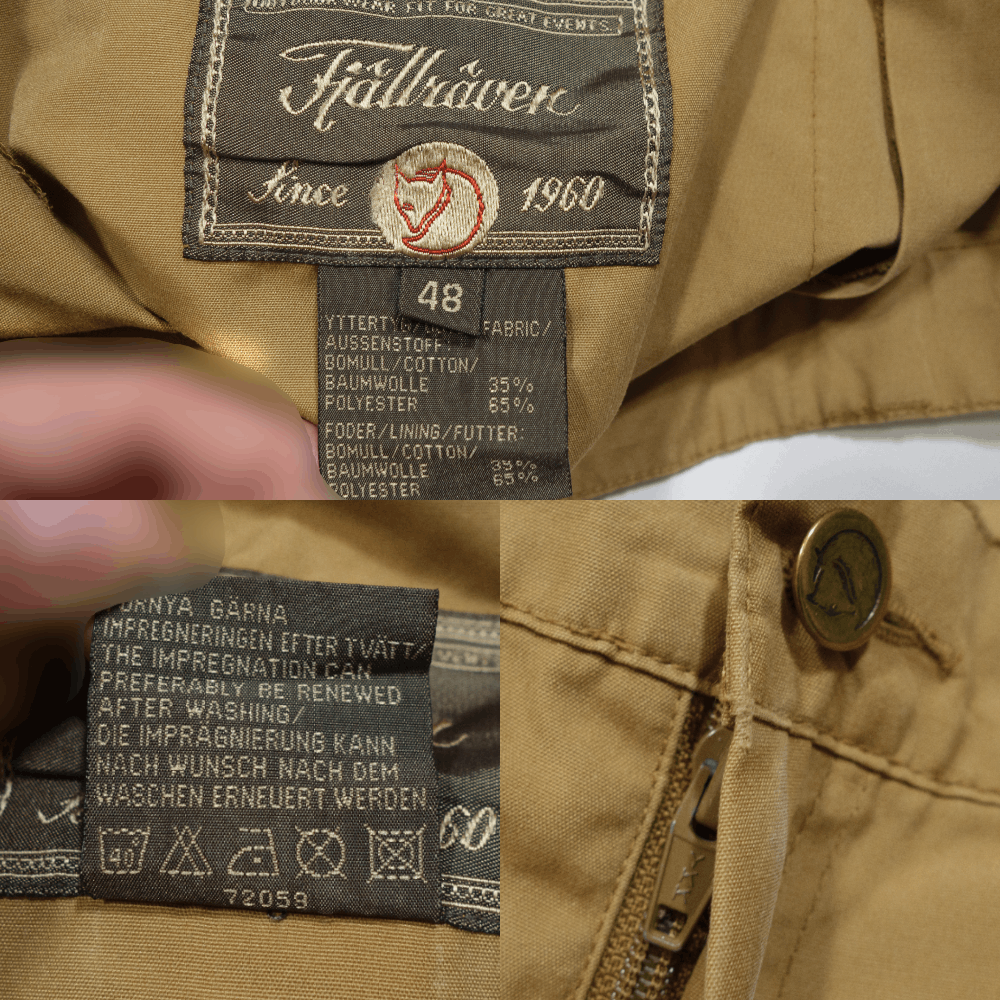 Fjallraven 90S Cargo Multipocket Pants Size US 32 / EU 48 - 8 Thumbnail