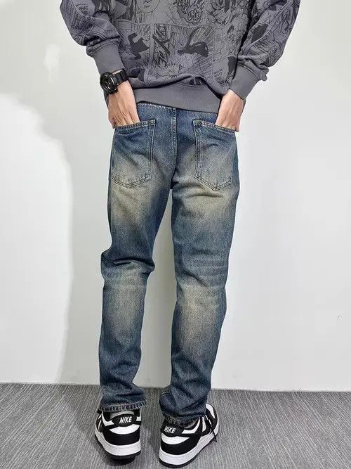 VIBE Vintage high street washed and faded casual ripped jeans Size US 32 / EU 48 - 4 Thumbnail