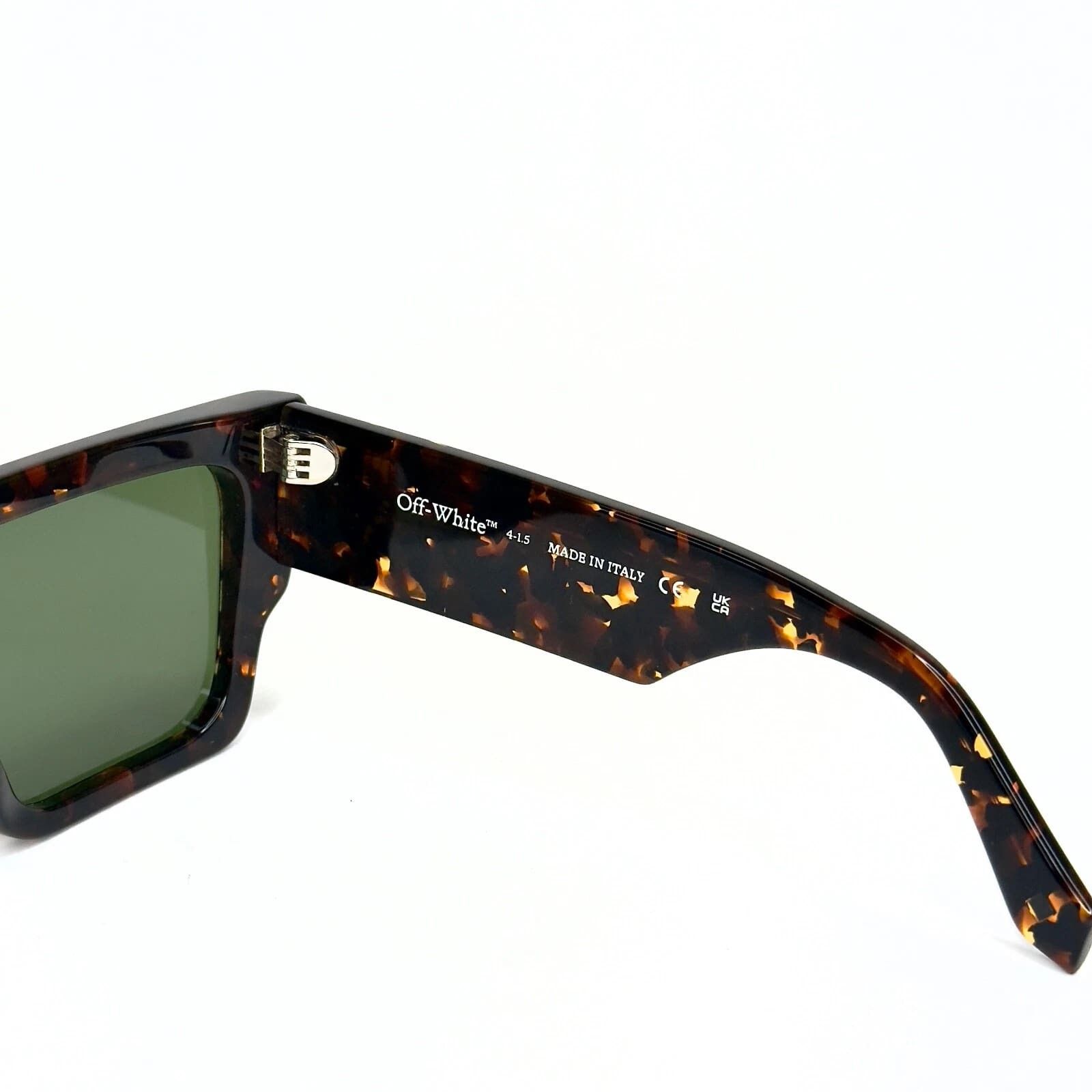 Off-White OFF-WHITE 14F OERI14F Brown Havana Green Unisex MARION Mask Size ONE SIZE - 4 Thumbnail