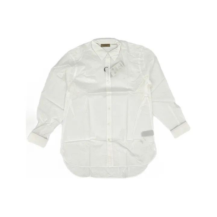 Burberry Burberry Burberry White Long Sleeve Button-Up Shirt-2507 Size US XL / EU 56 / 4 - 2 Thumbnail