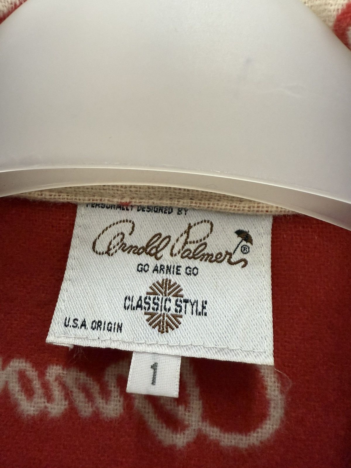 Vintage 🔥 VTG ARNOLD PALMER Overprinted Mohair Blazer Jacket Size XS / US 0-2 / IT 36-38 - 9 Thumbnail
