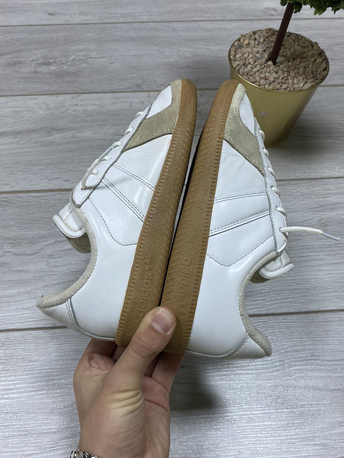 Vintage GAT x Adidas BW-sport 220 Margiela style leather sneakers Size US 5 / IT 35 - 7 Thumbnail