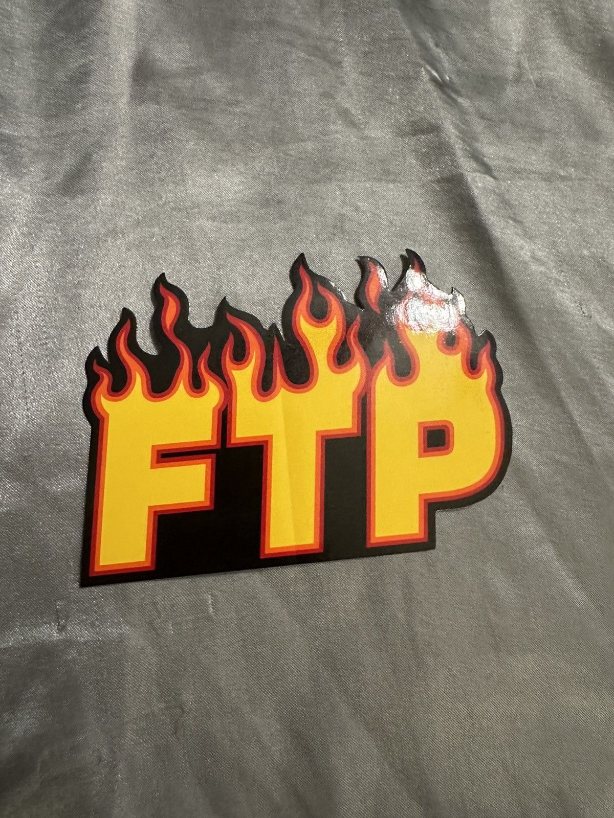 Fuck The Population FTP x Thrasher flame sticker Size ONE SIZE - 1 Preview