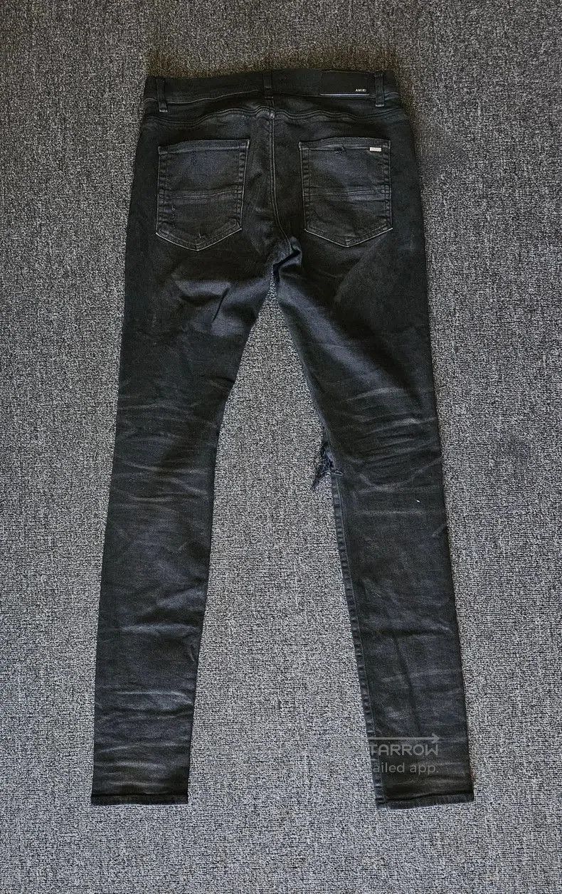 Amiri Amiri Distressed Coated Denim Jeans. Size US 32 / EU 48 - 4 Thumbnail